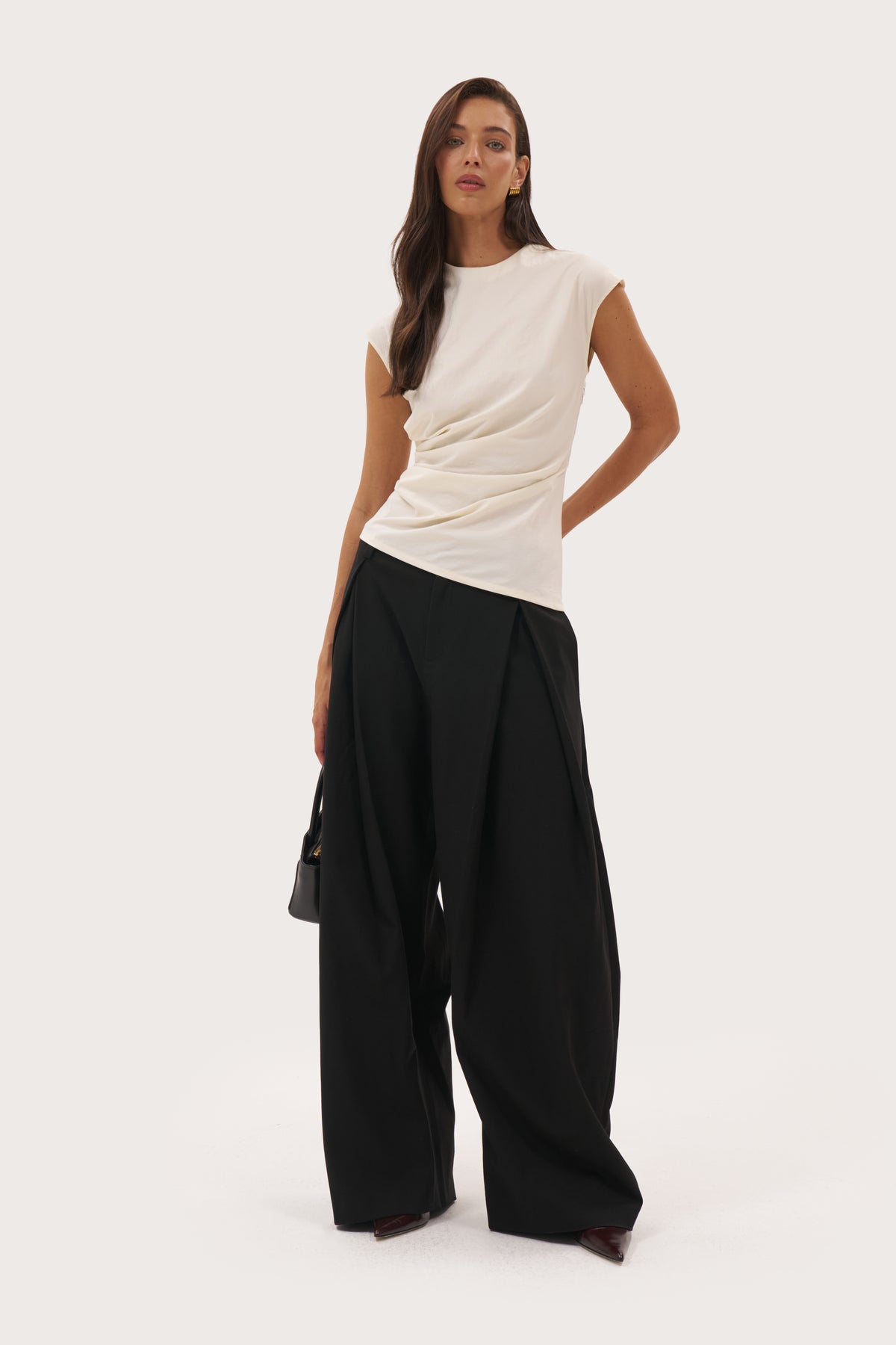 Frame Sleeveless Top - Cream