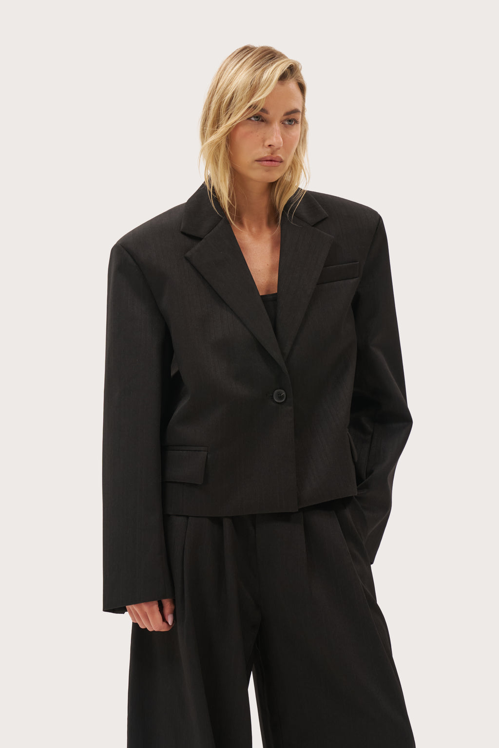 Boxy Blazer - Black