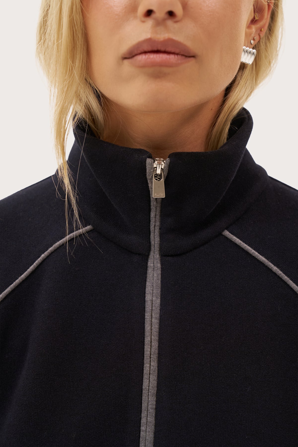 Rotation Jersey Knit Jumper - Navy