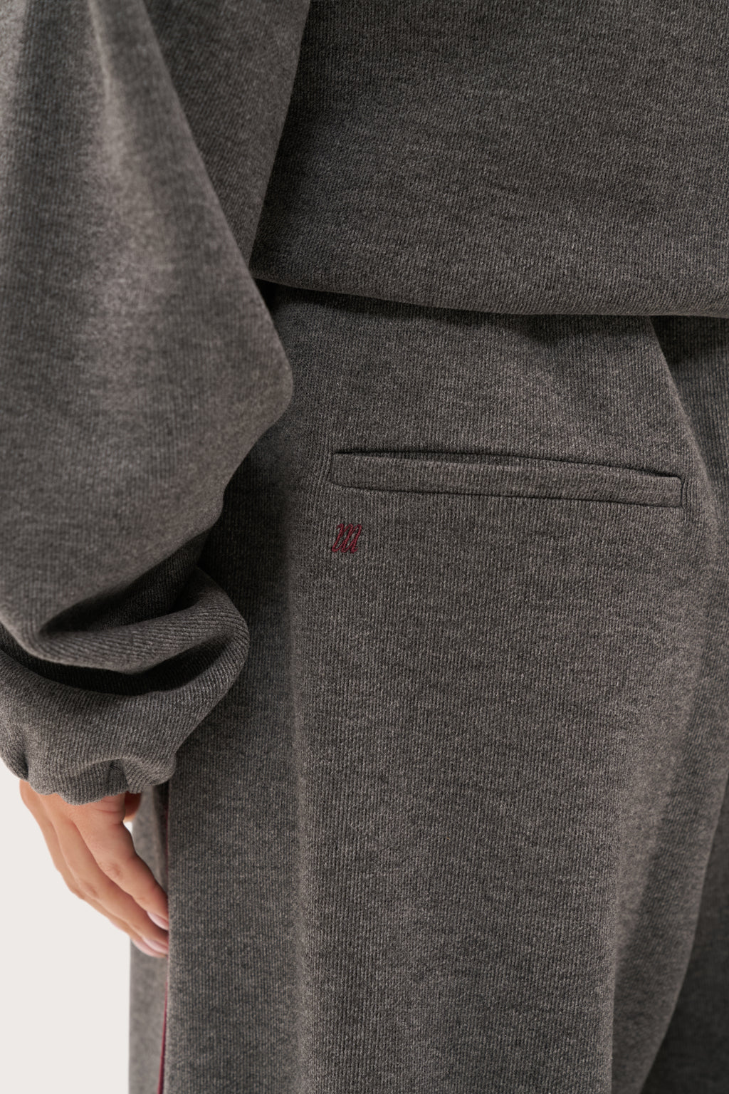 Rotation Jersey Knit Pants - Dark Grey