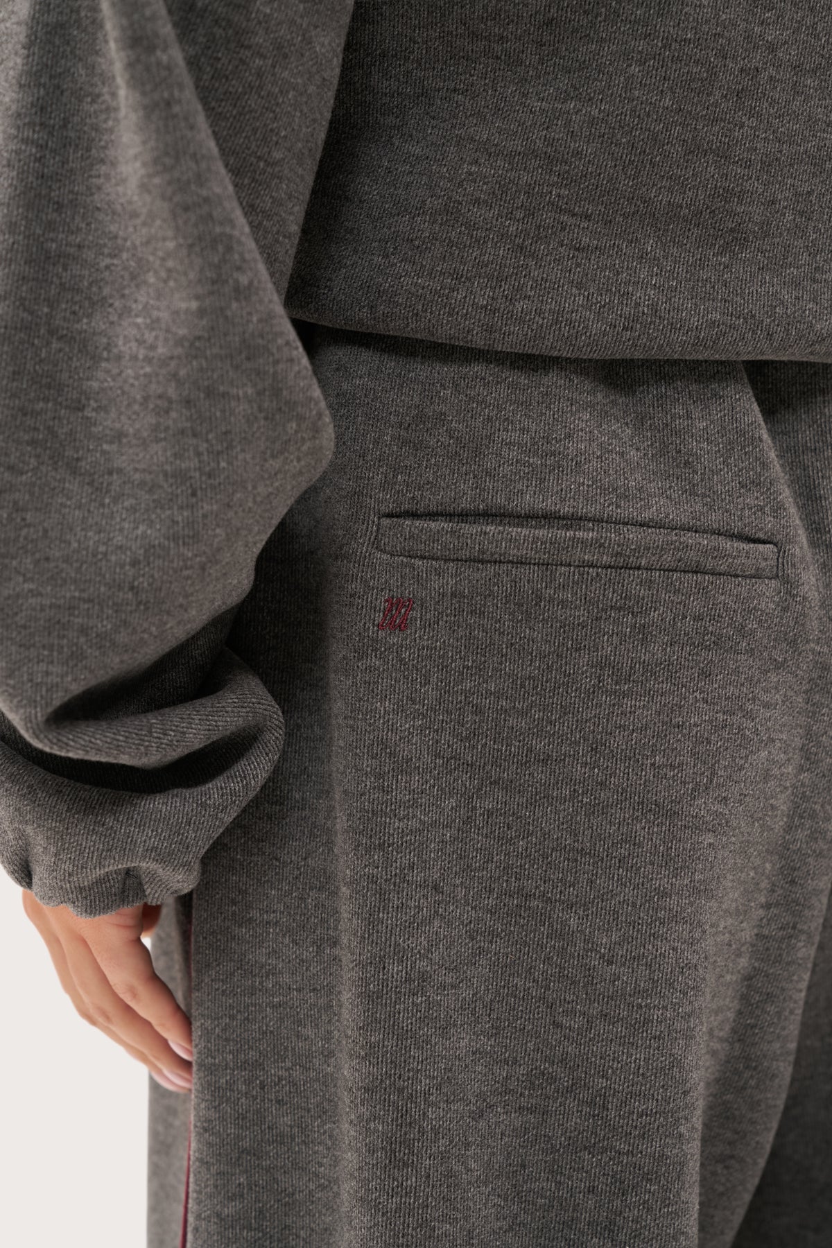 Rotation Jersey Knit Pants - Dark Grey