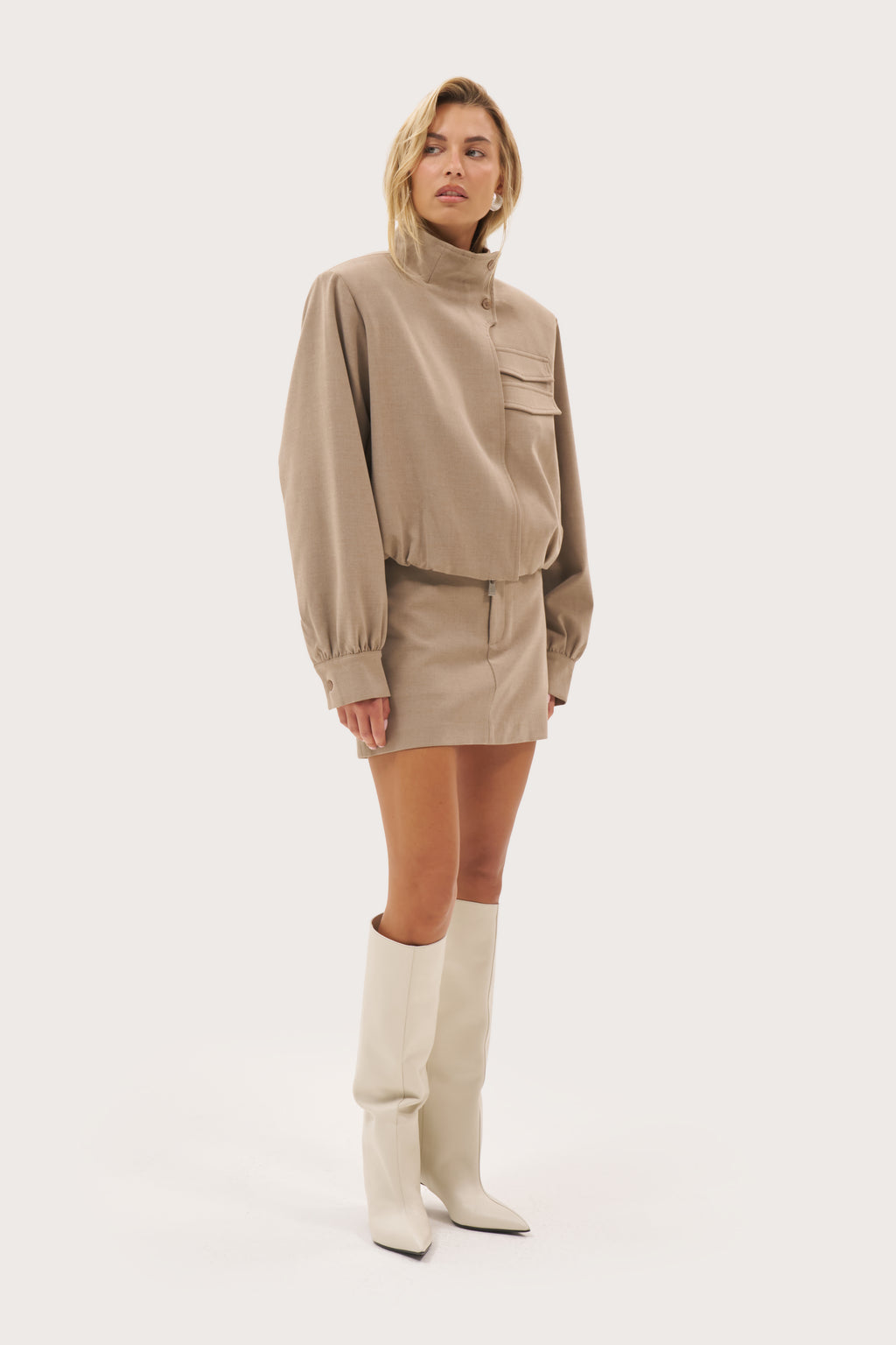 Accord Tailored Jacket - Stone