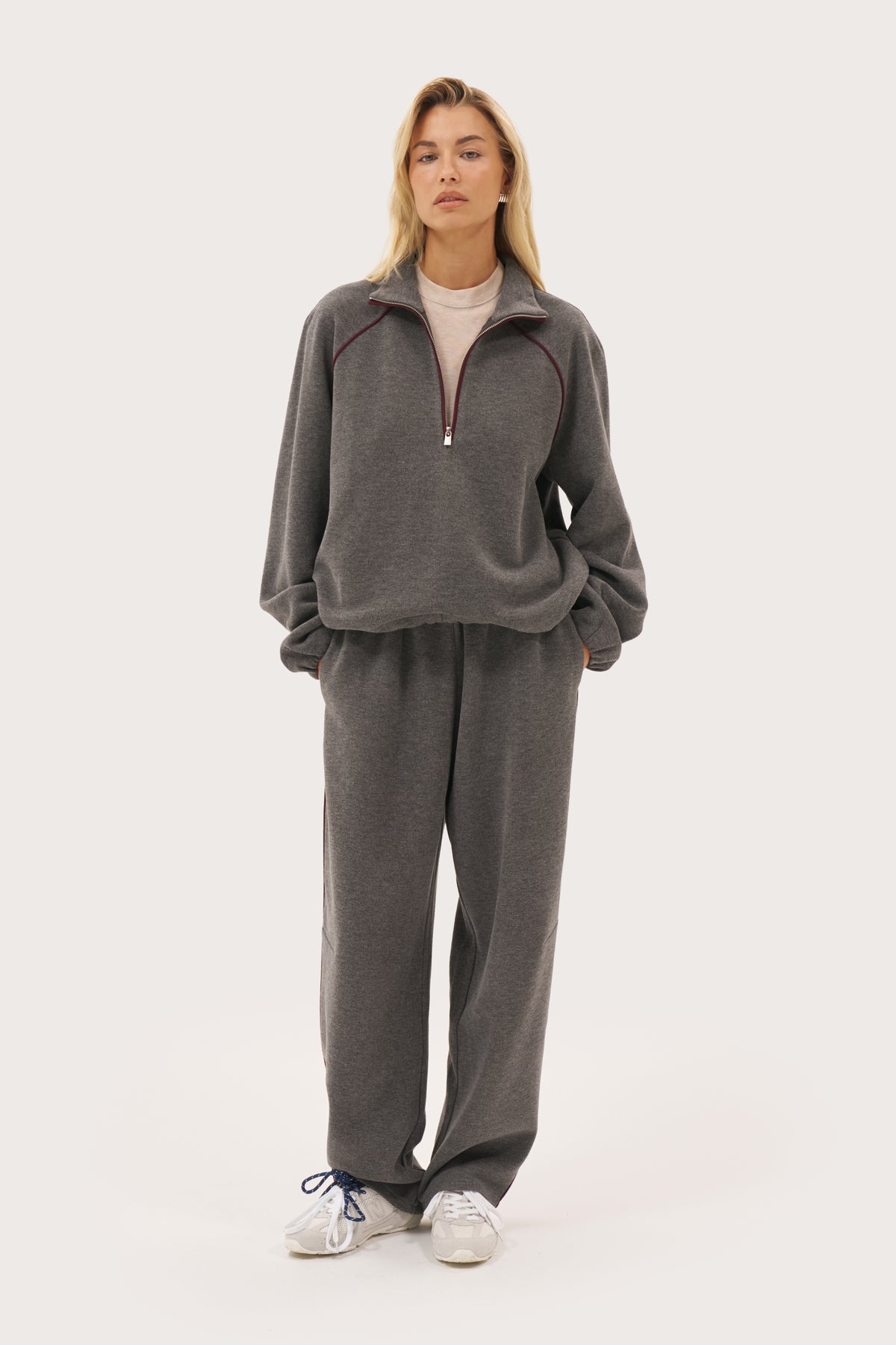 Rotation Jersey Knit Jumper - Dark Grey