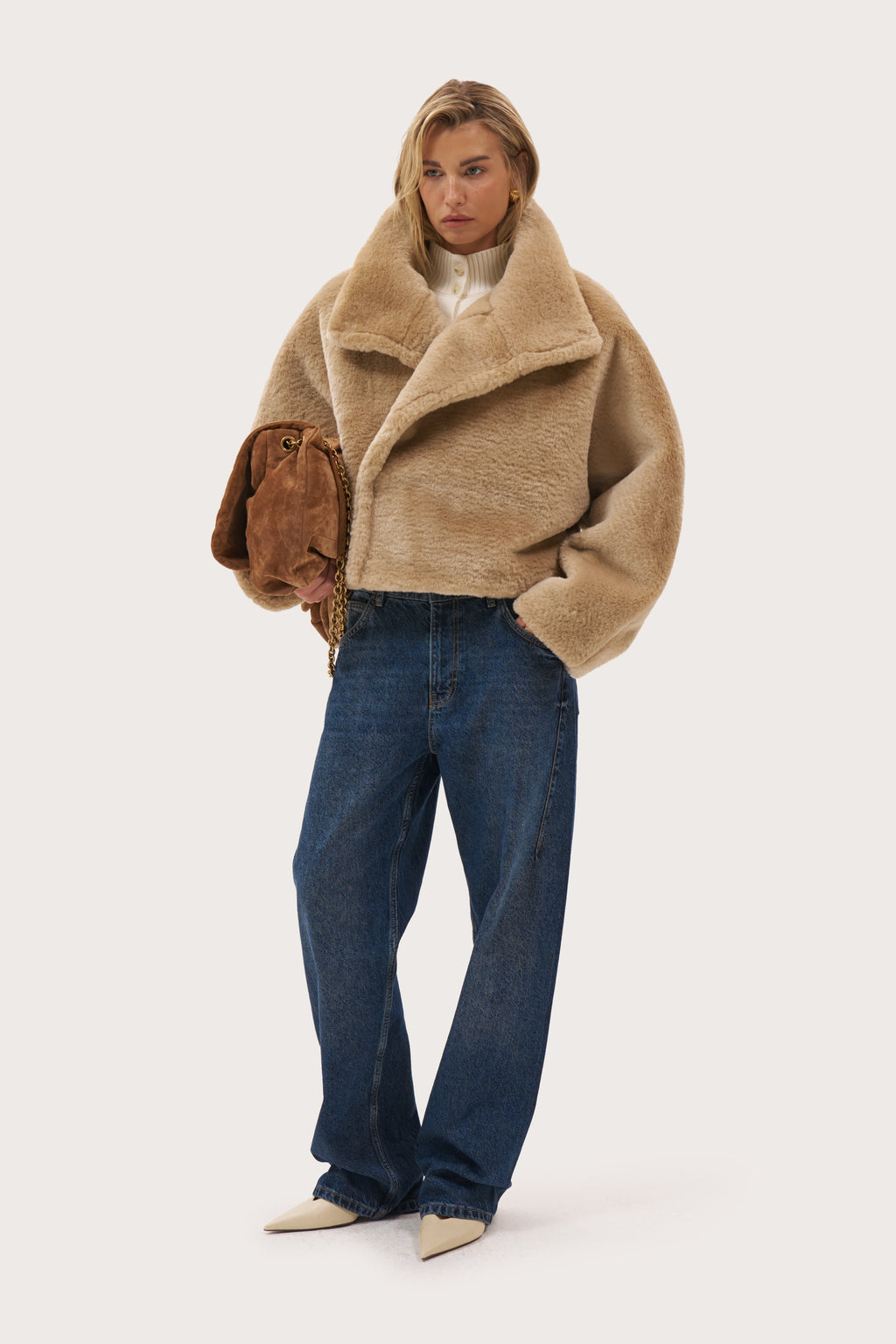 Sorrel Fur Jacket - Beige