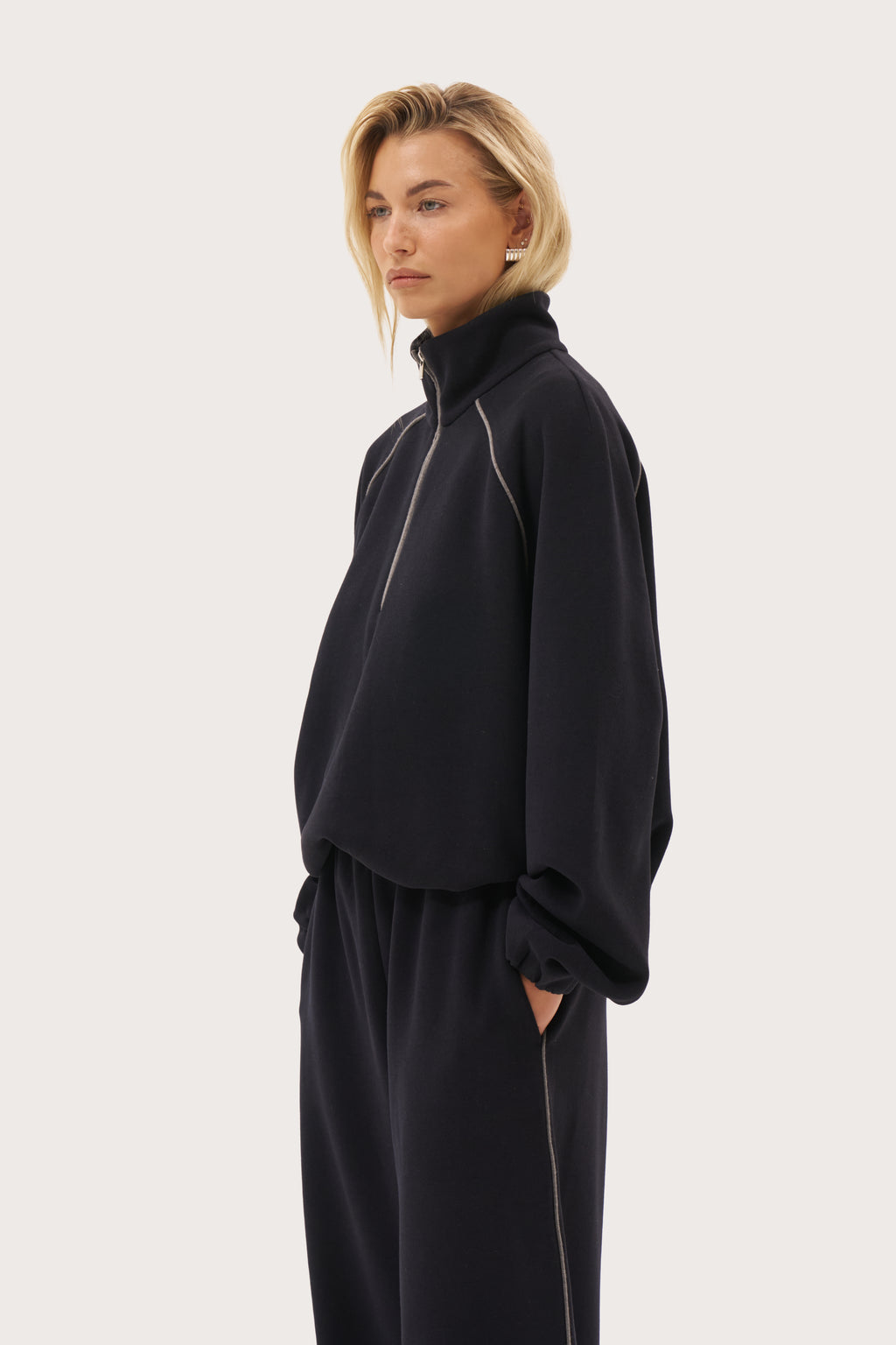 Rotation Jersey Knit Jumper - Navy