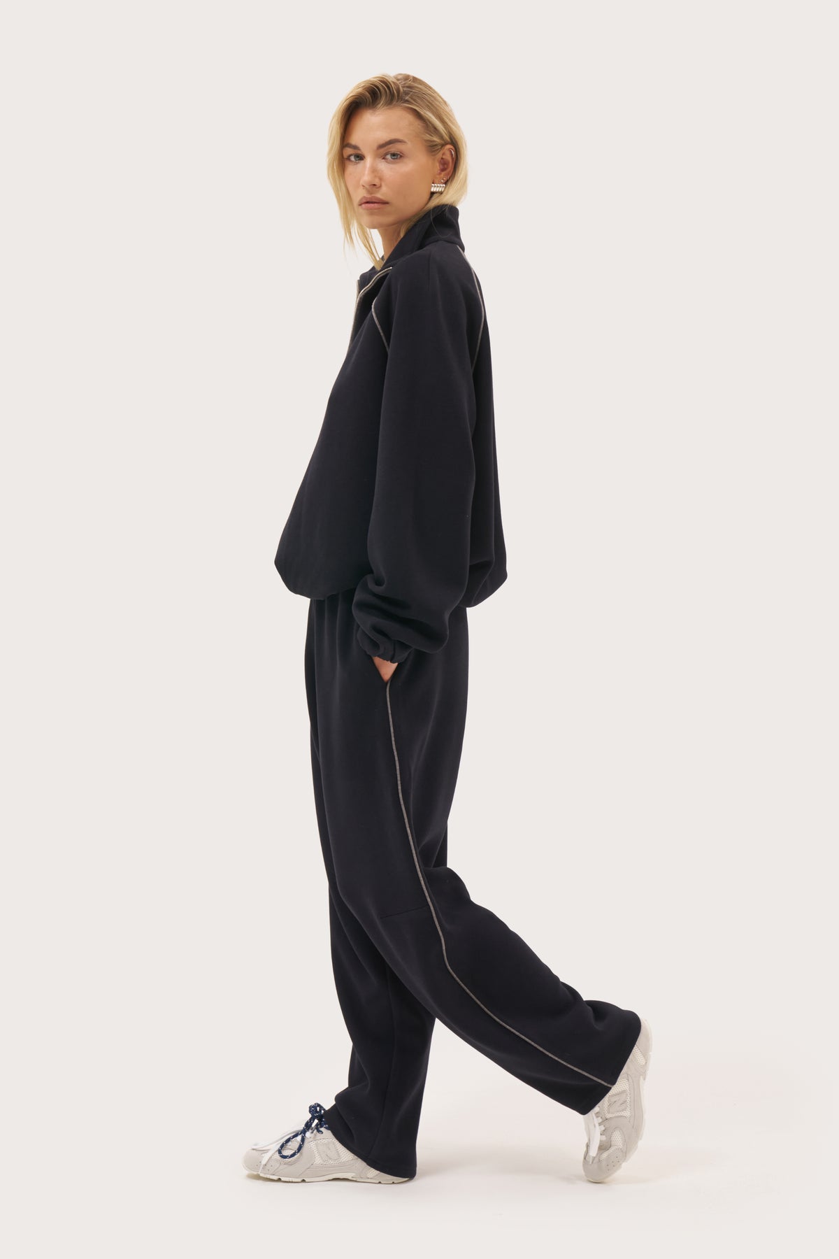 Rotation Jersey Knit Jumper - Navy