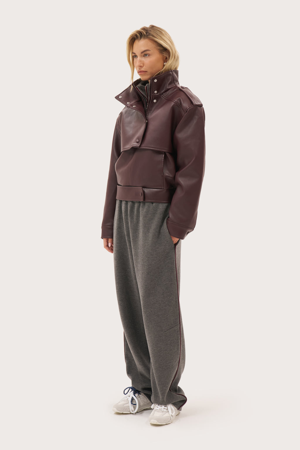 Rotation Jersey Knit Pants - Dark Grey