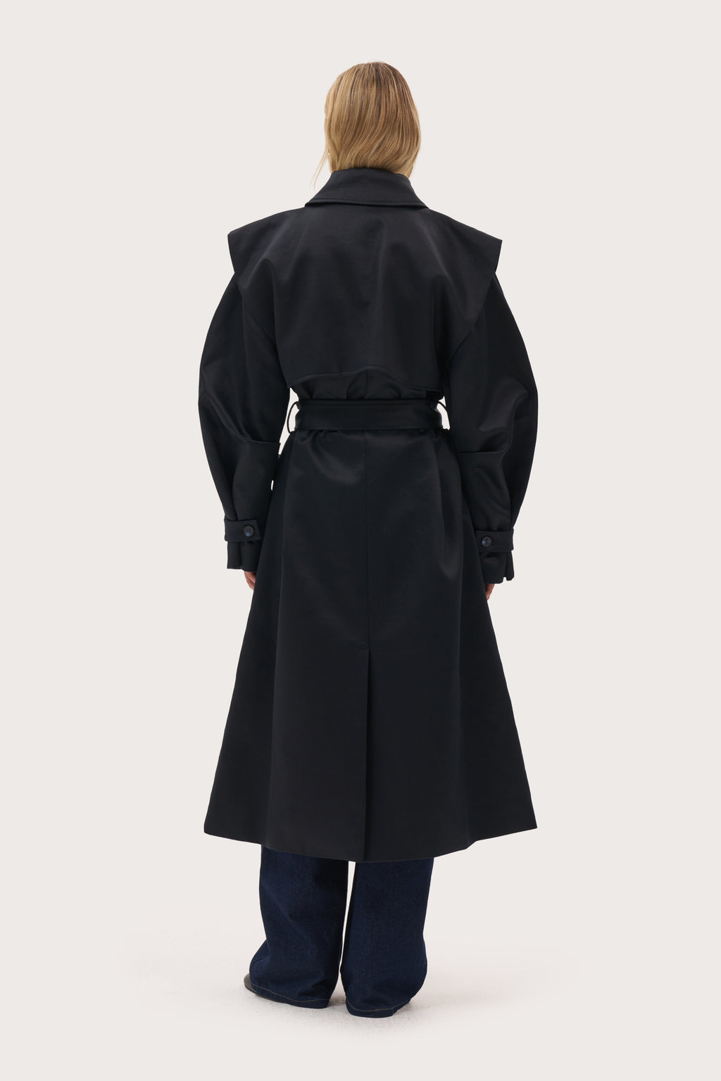 Marlowe Trench Coat - Midnight