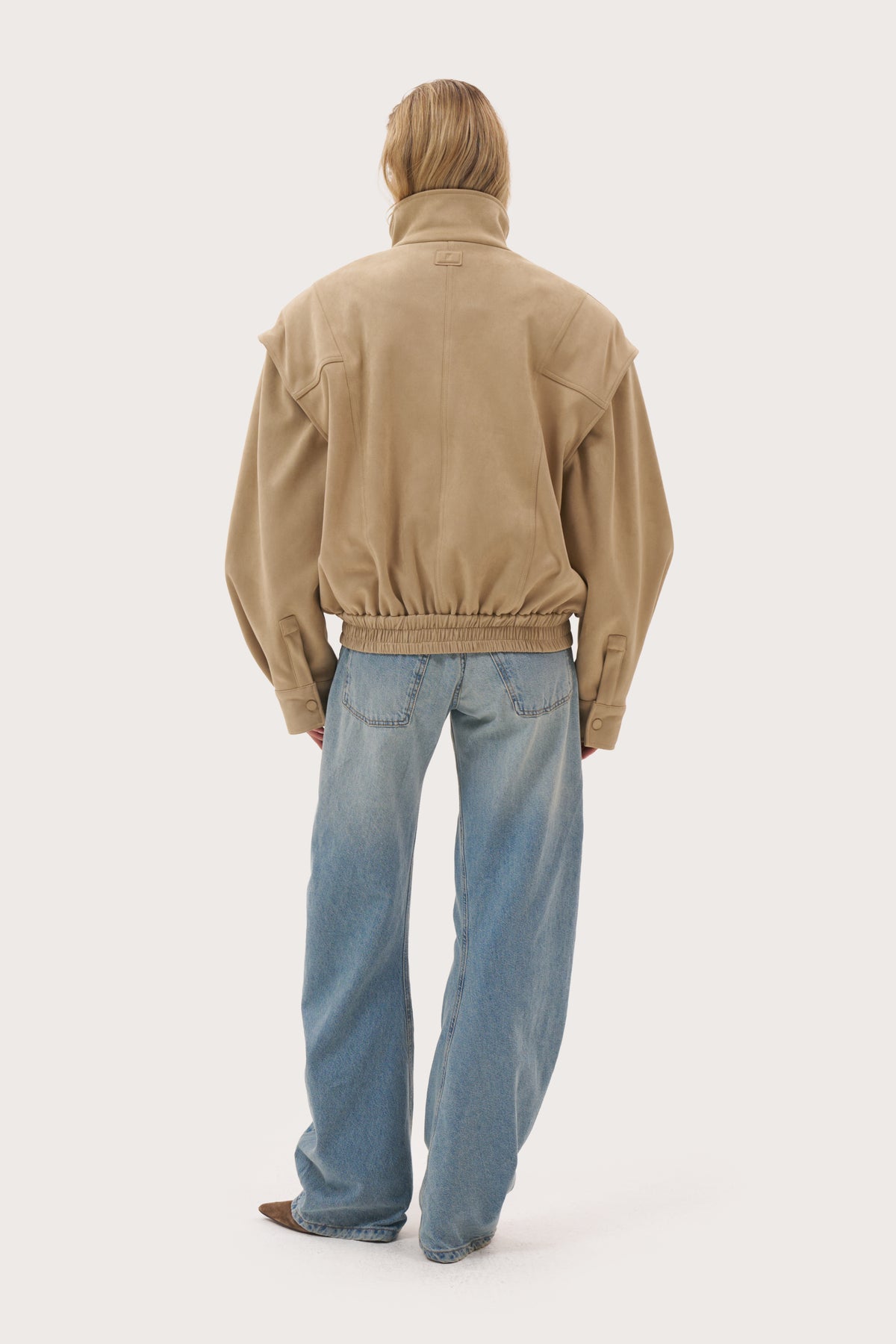Fawn Oversized Jacket - Beige