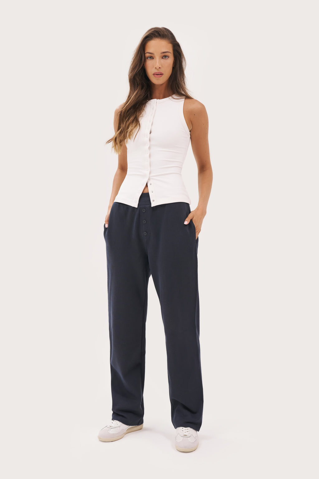 Daily Errands Straight Leg Joggers - Washed Navy