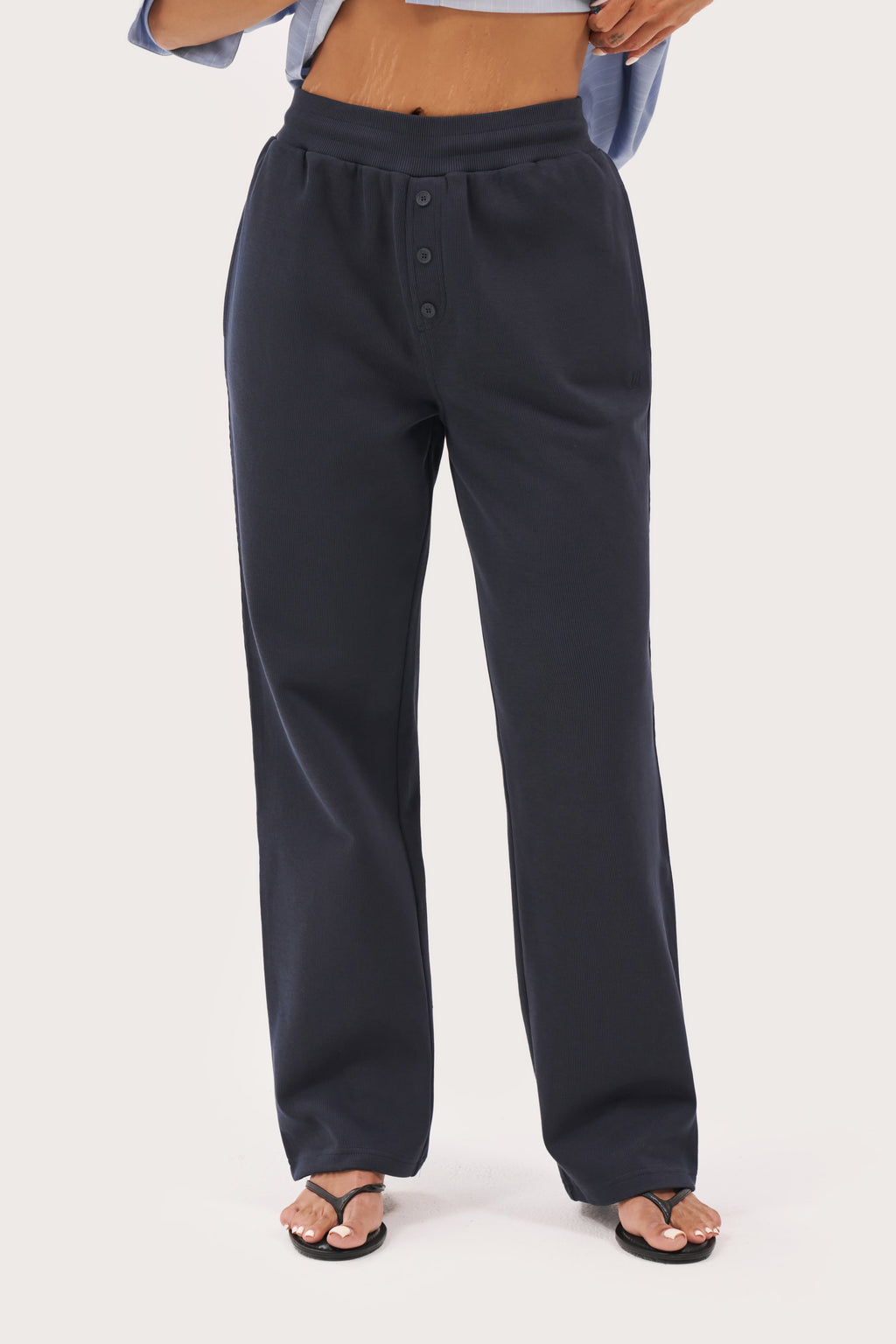 Daily Errands Straight Leg Joggers - Washed Navy
