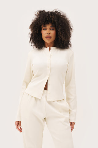 Awayday Pleated Top - Cream