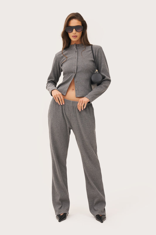 Awayday Pleated Pants - Grey
