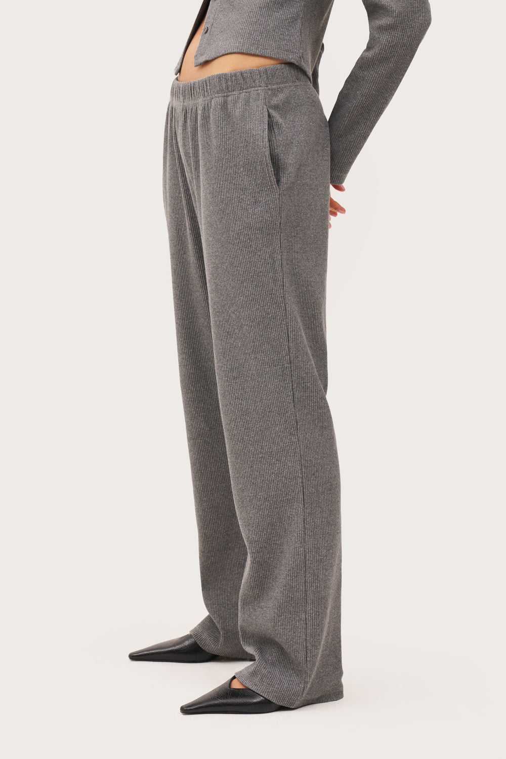 Awayday Pleated Pants - Grey