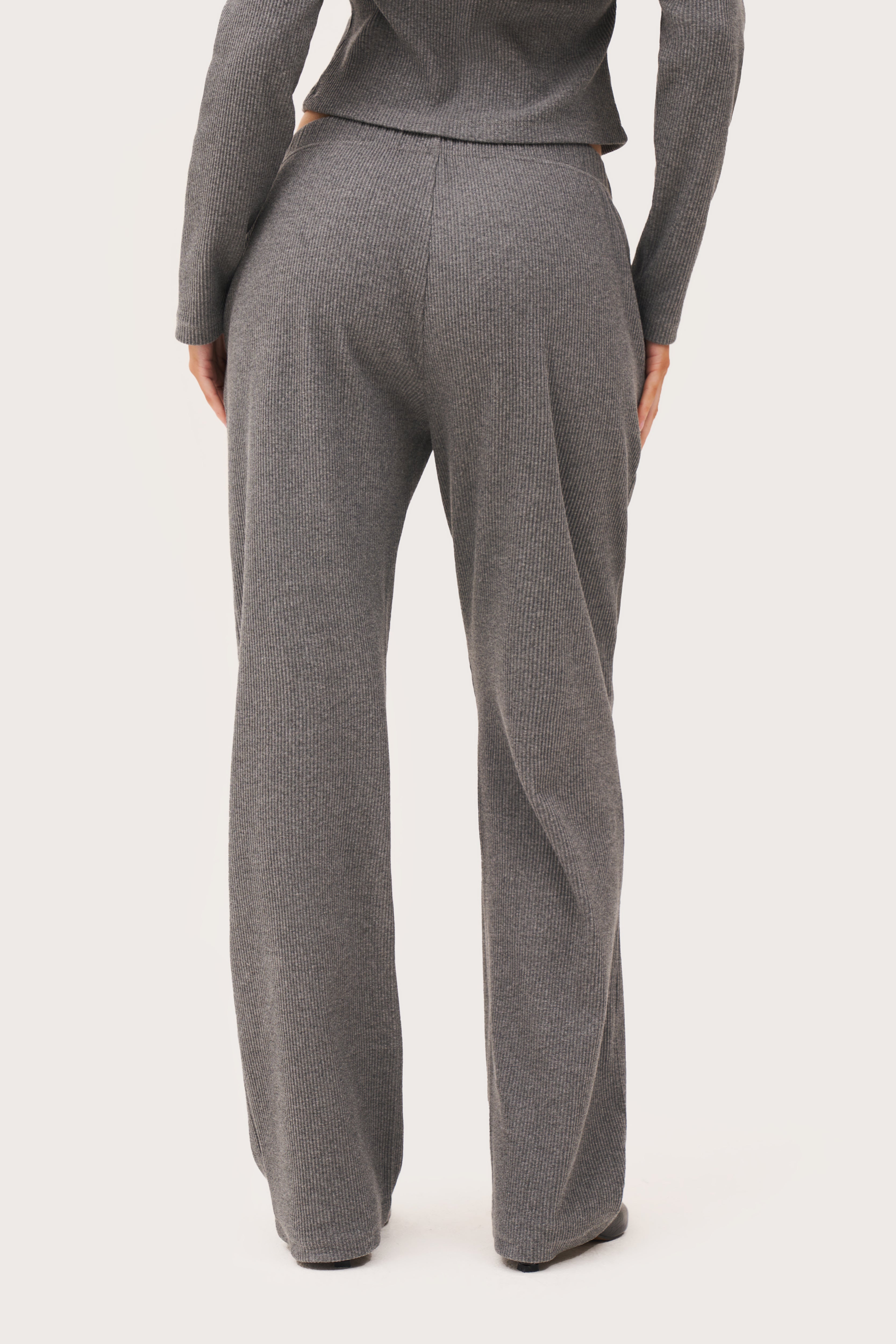 Awayday Pleated Pants - Grey