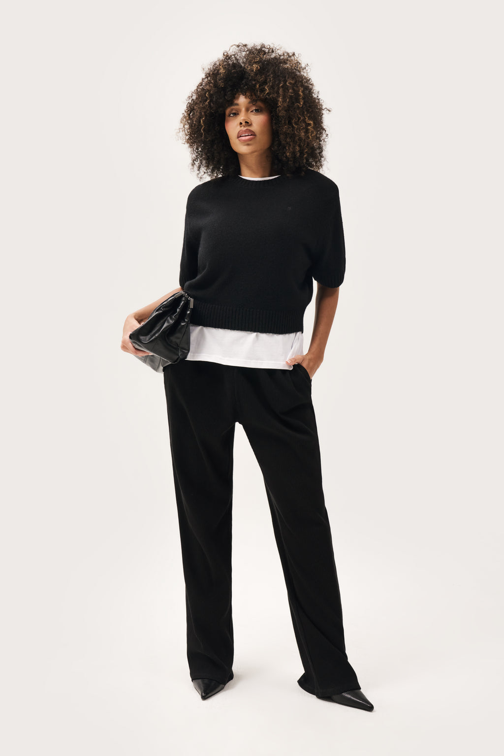 Awayday Pleated Pants - Black