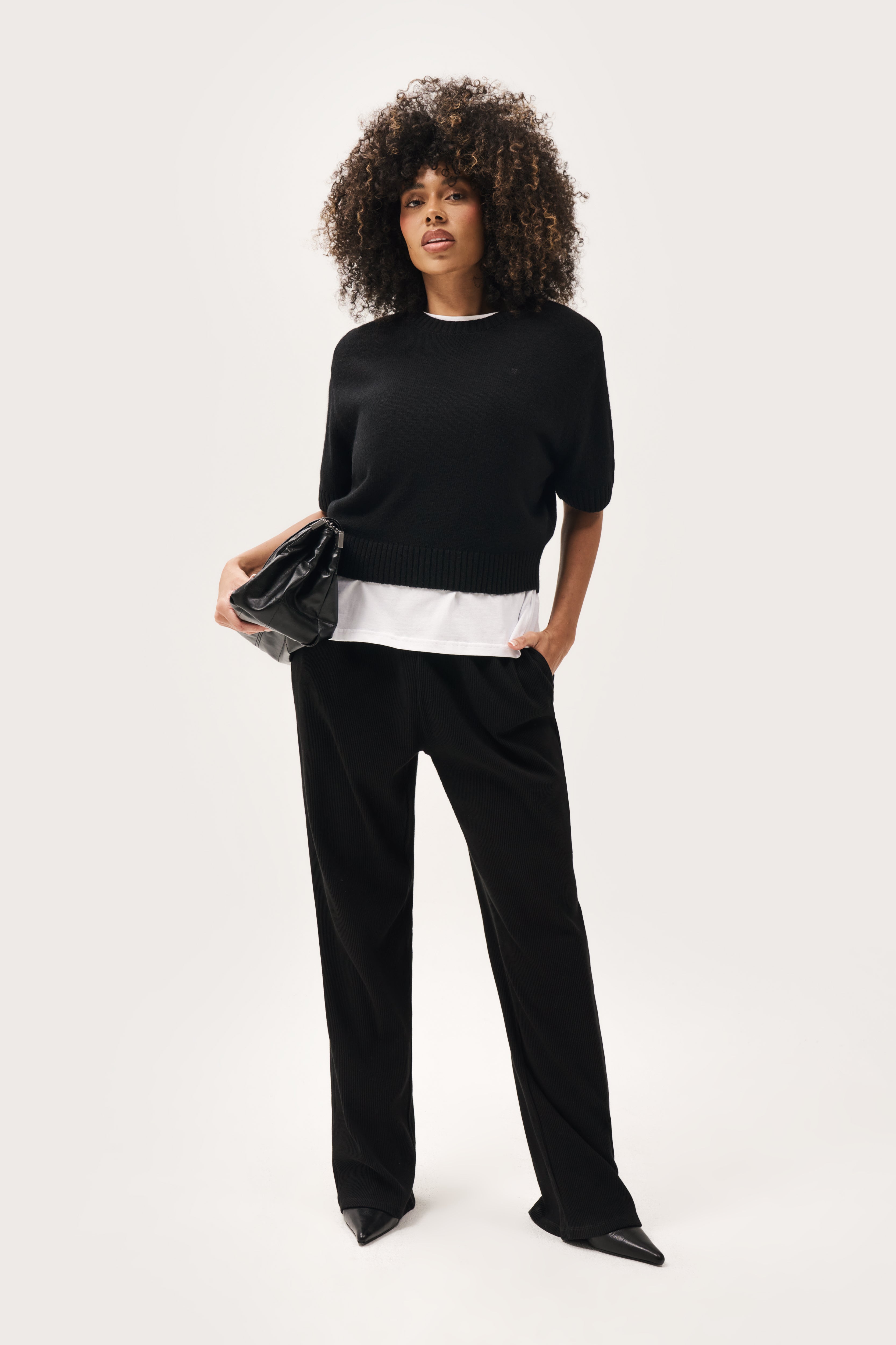 Awayday Pleated Pants - Black