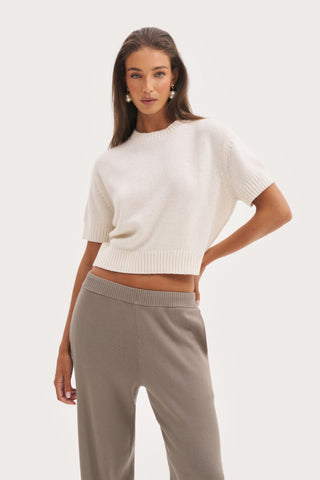 Sofia Knit Sweater - Cream