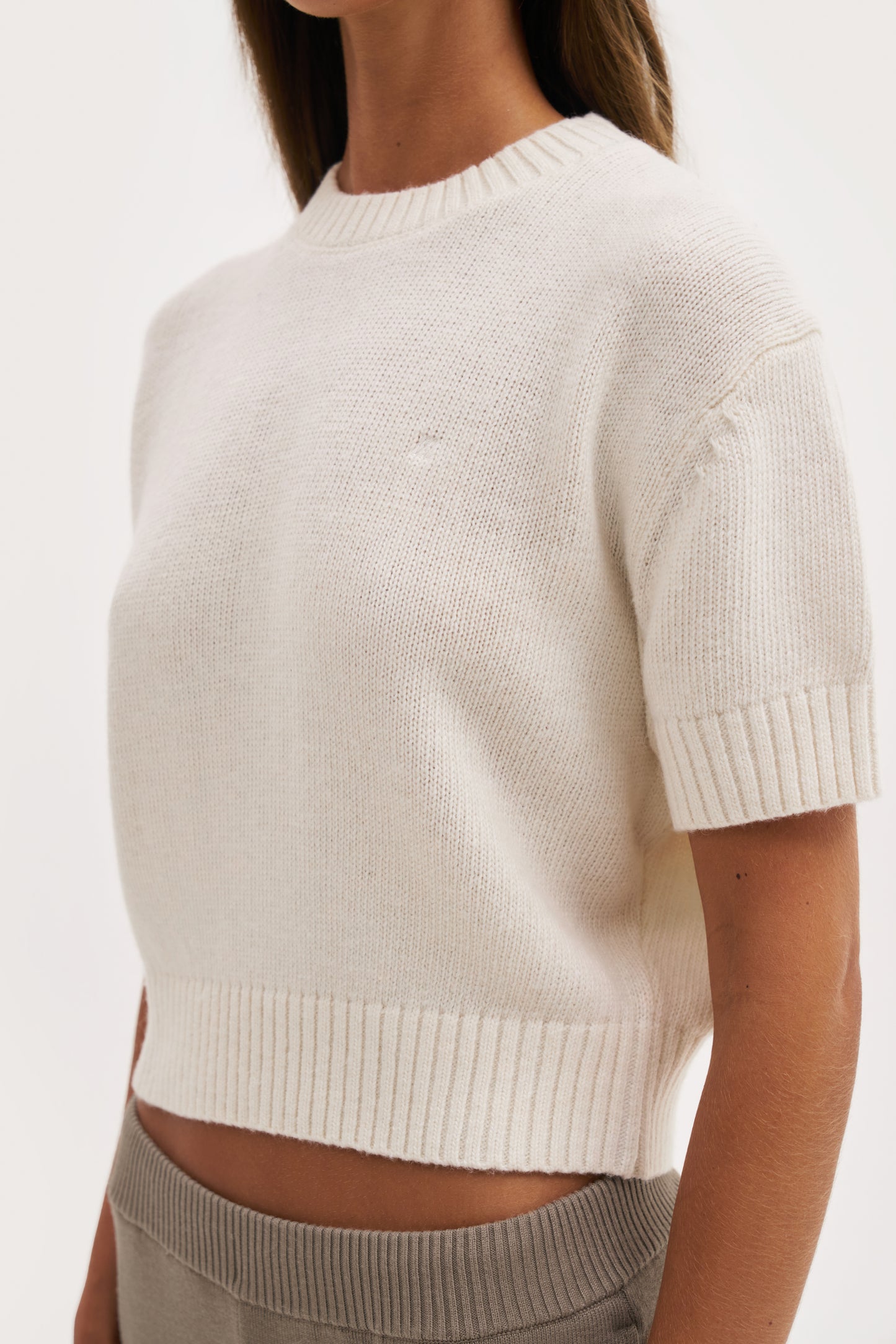 Sofia Knit Sweater - Cream
