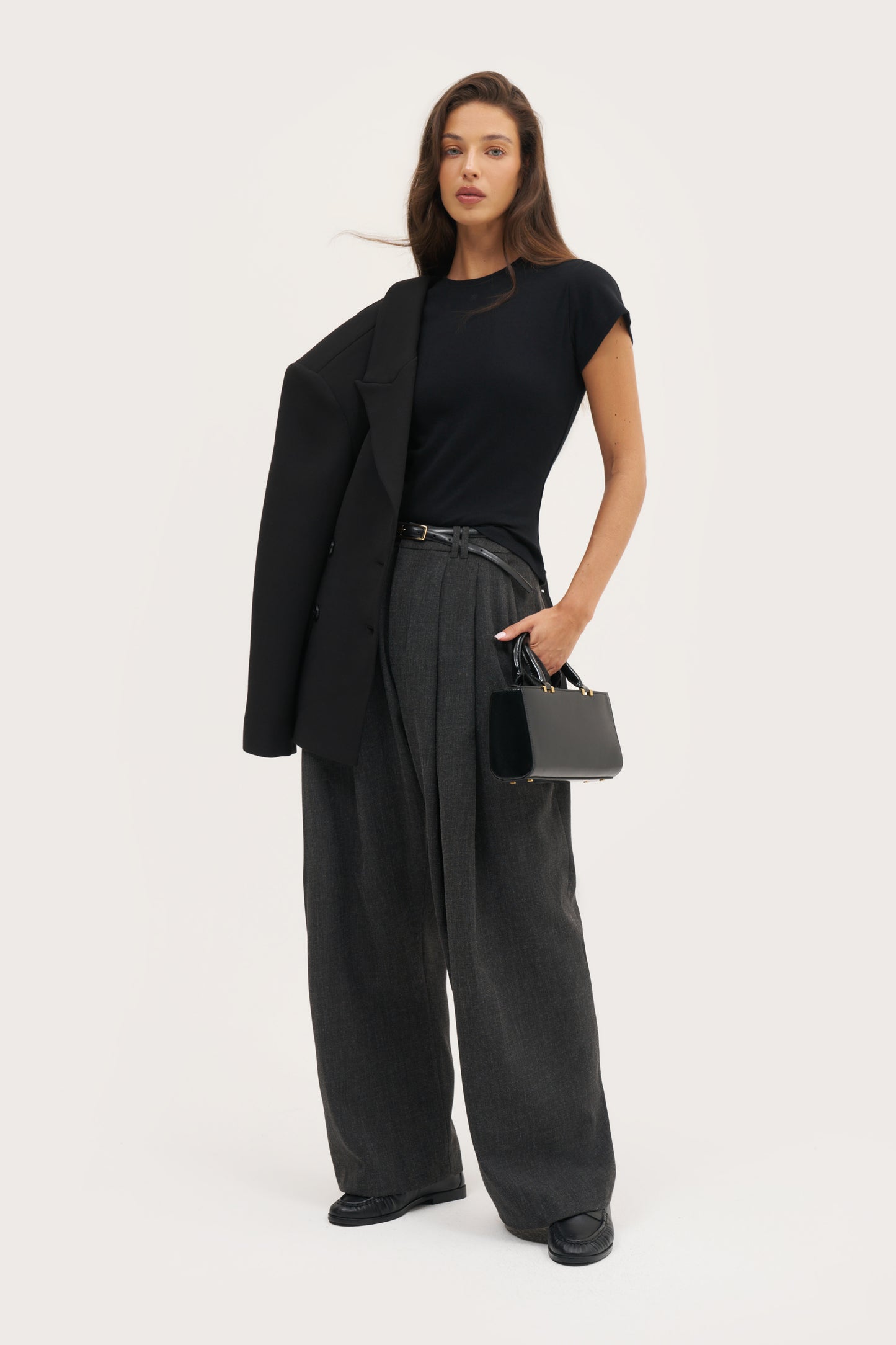 Dreamer Pointelle Tee - Black