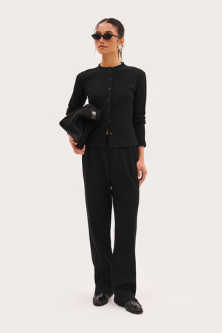 Awayday Pleated Pants - Black