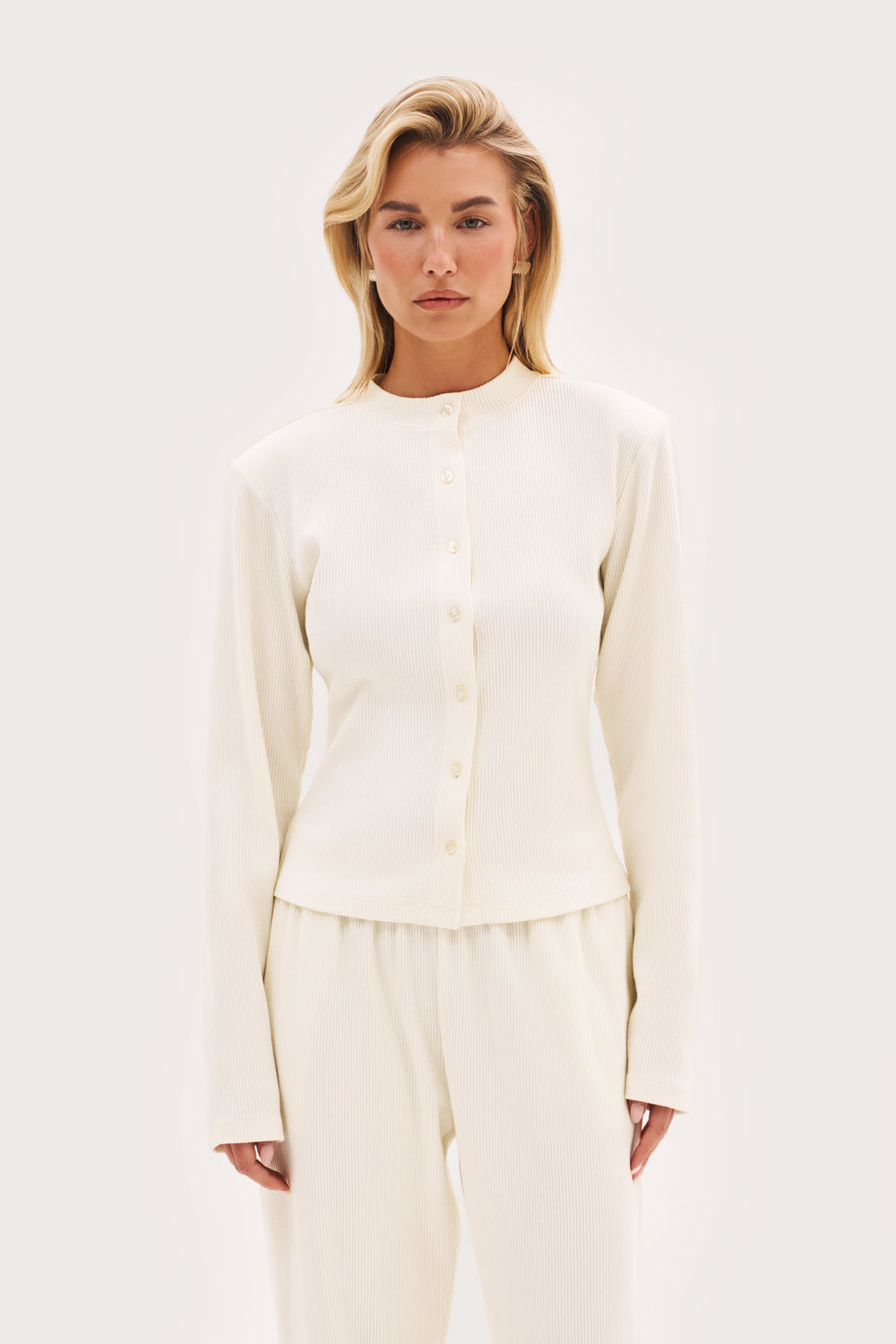 Awayday Pleated Top - Cream
