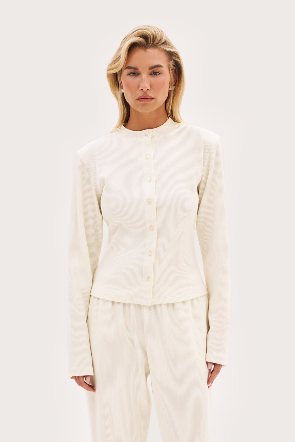 Awayday Pleated Top - Cream