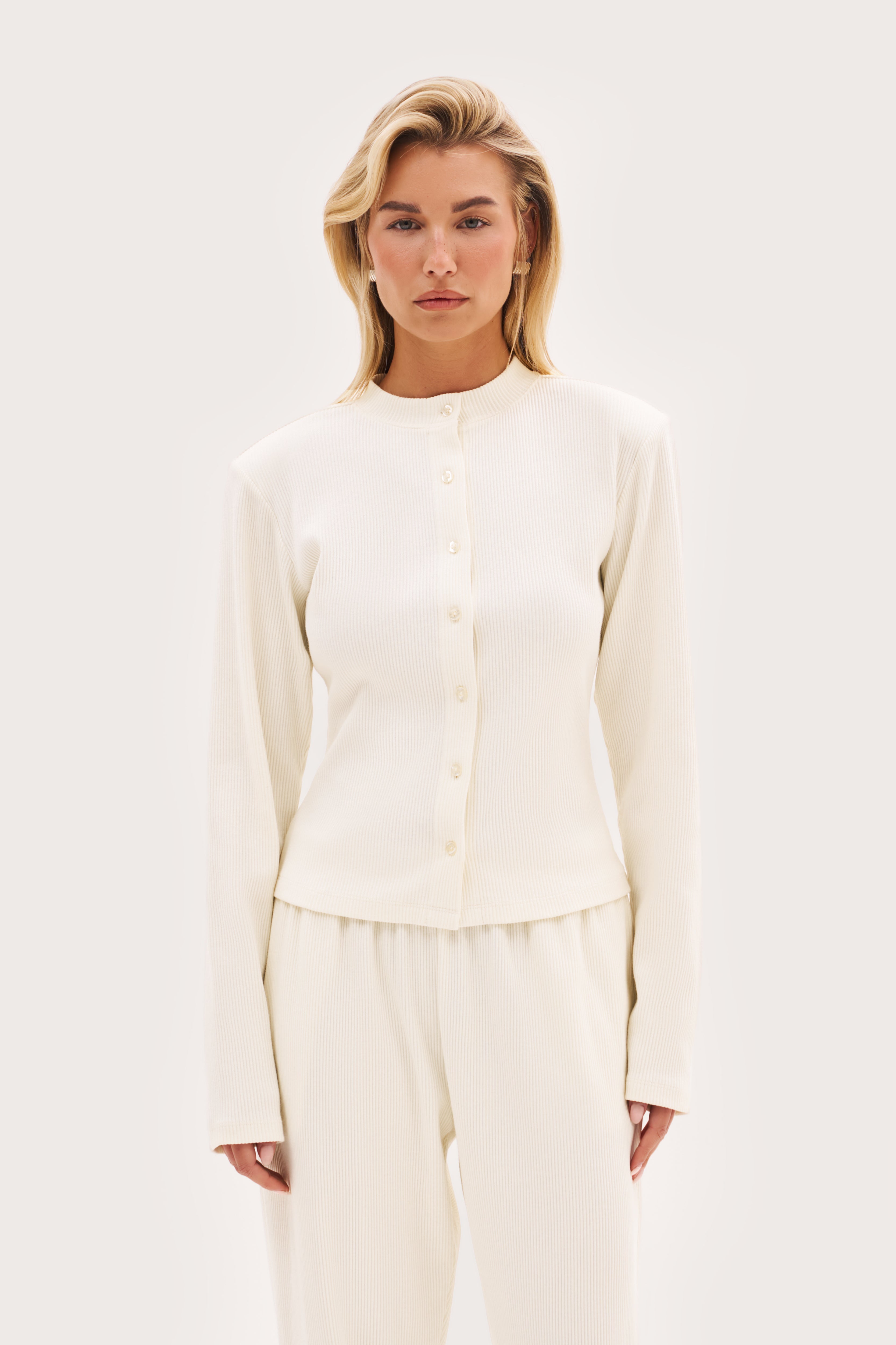 Awayday Pleated Top - Cream