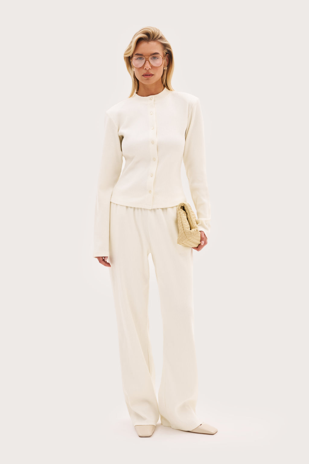 Awayday Pleated Top - Cream