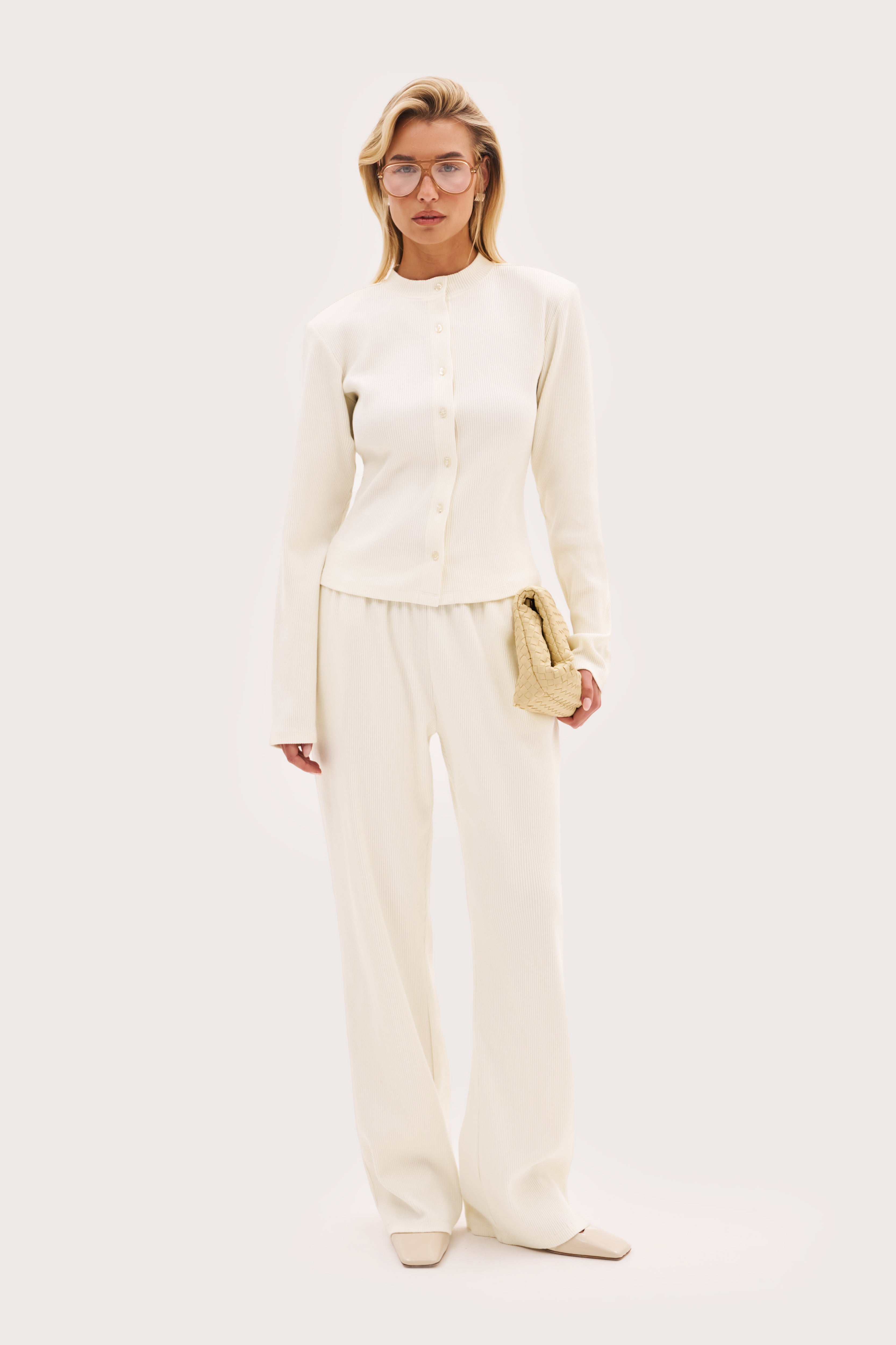 Awayday Pleated Top - Cream