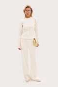 Awayday Pleated Pants - Cream