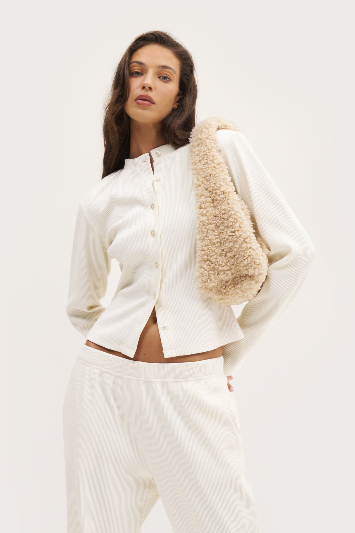 Awayday Pleated Top - Cream