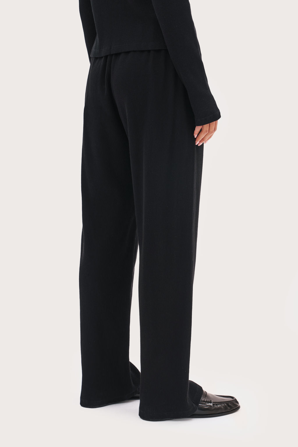 Awayday Pleated Pants - Black