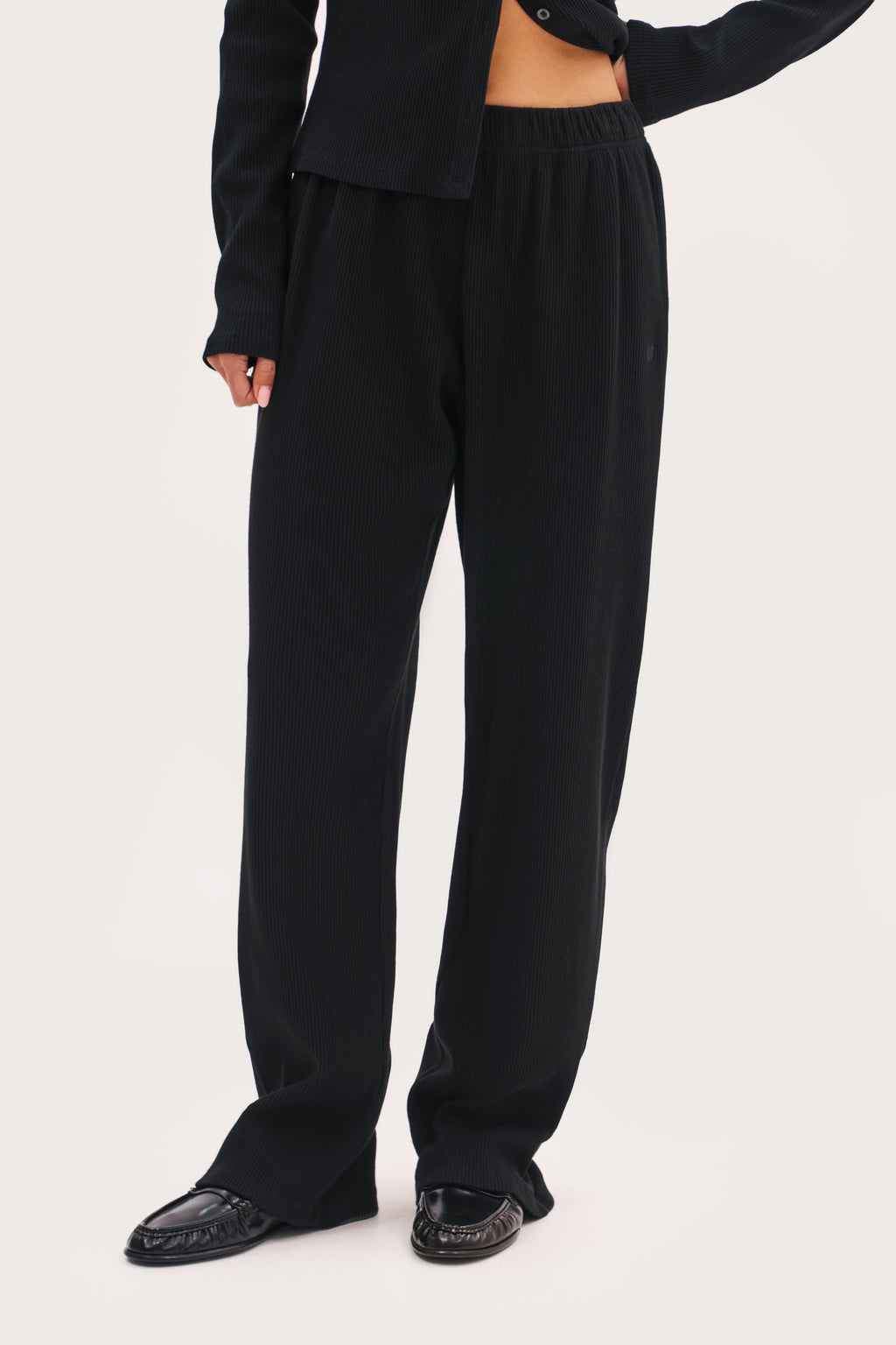 Awayday Pleated Pants - Black
