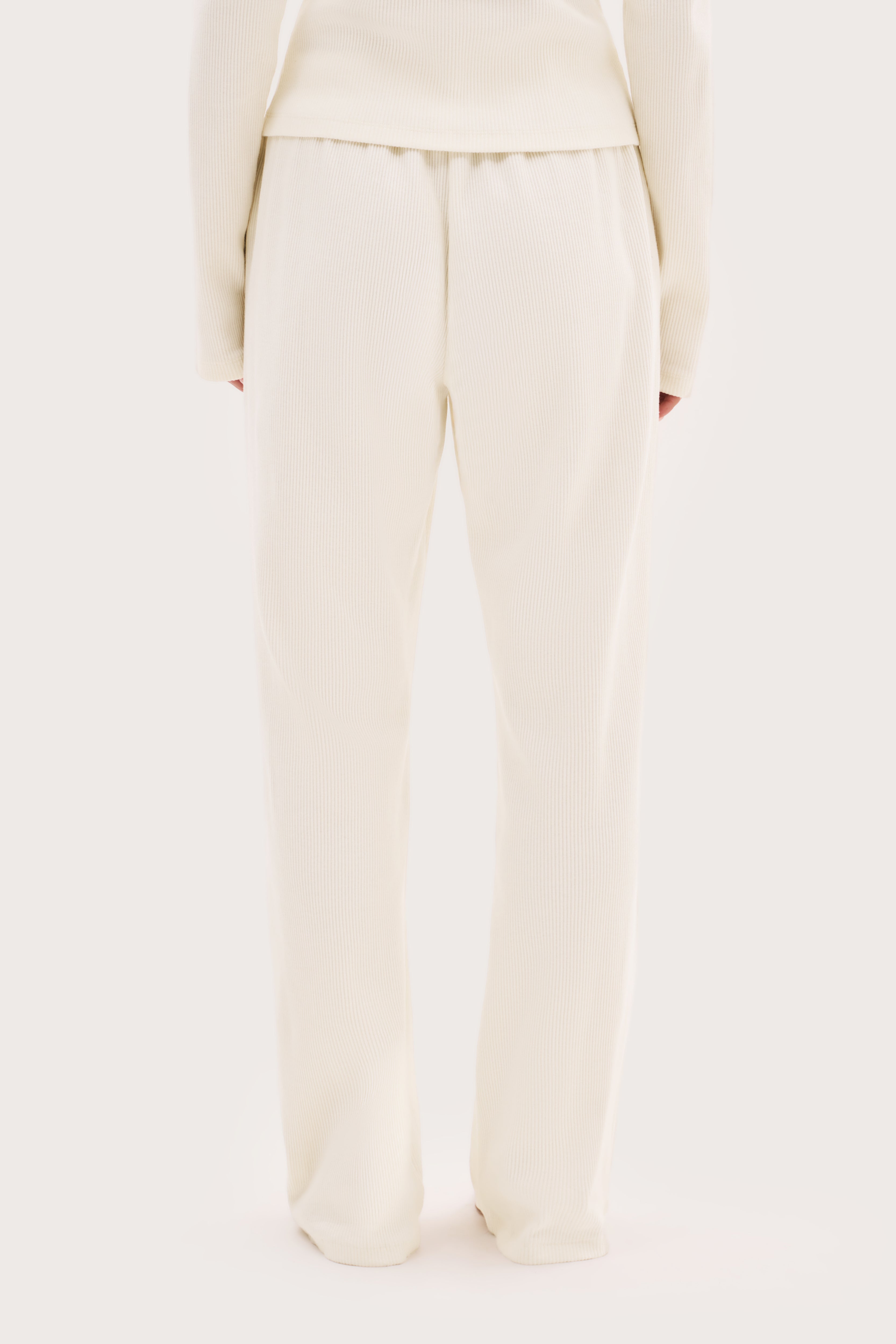 Awayday Pleated Pants - Cream