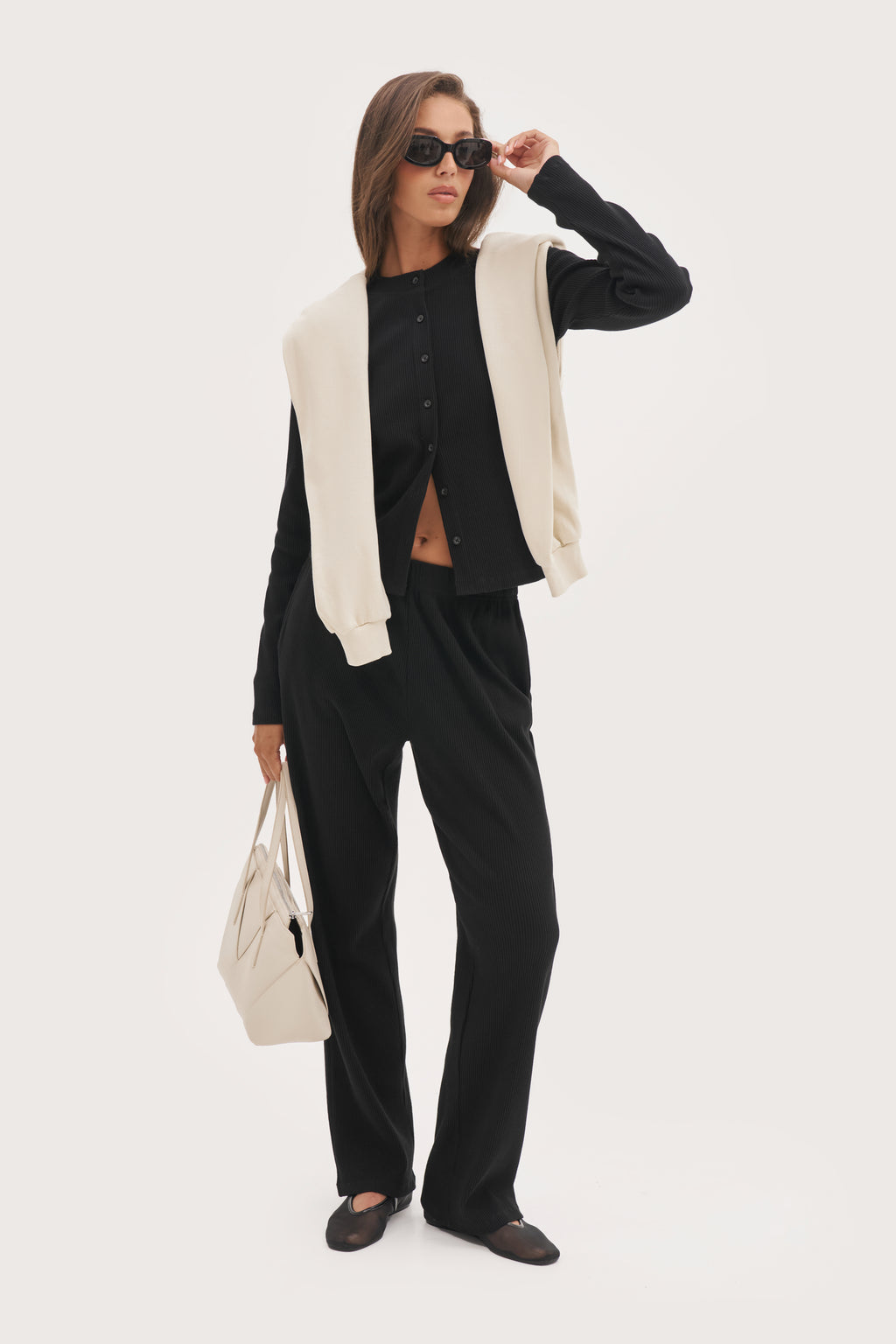 Awayday Pleated Pants - Black