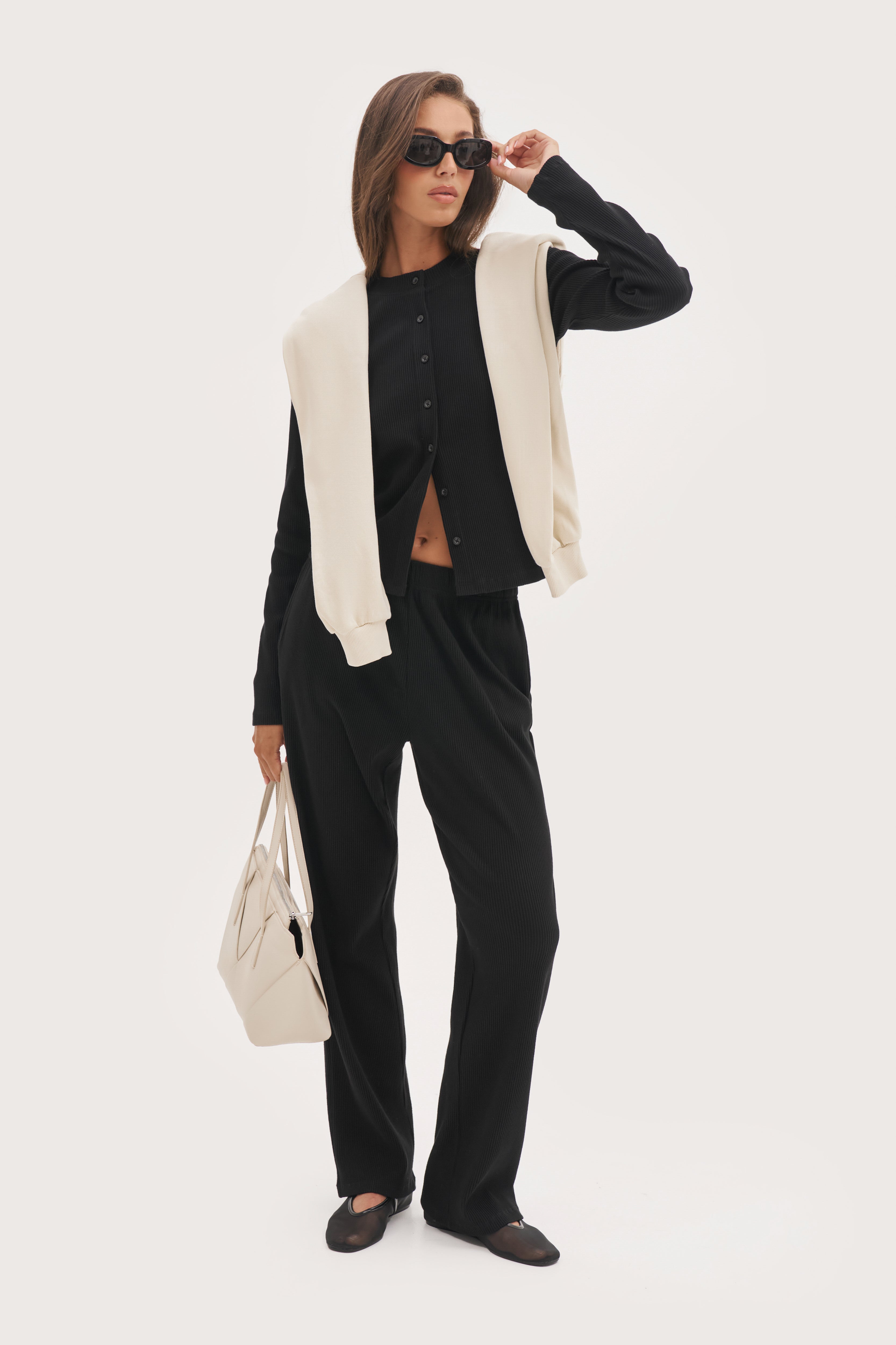 Awayday Pleated Pants - Black