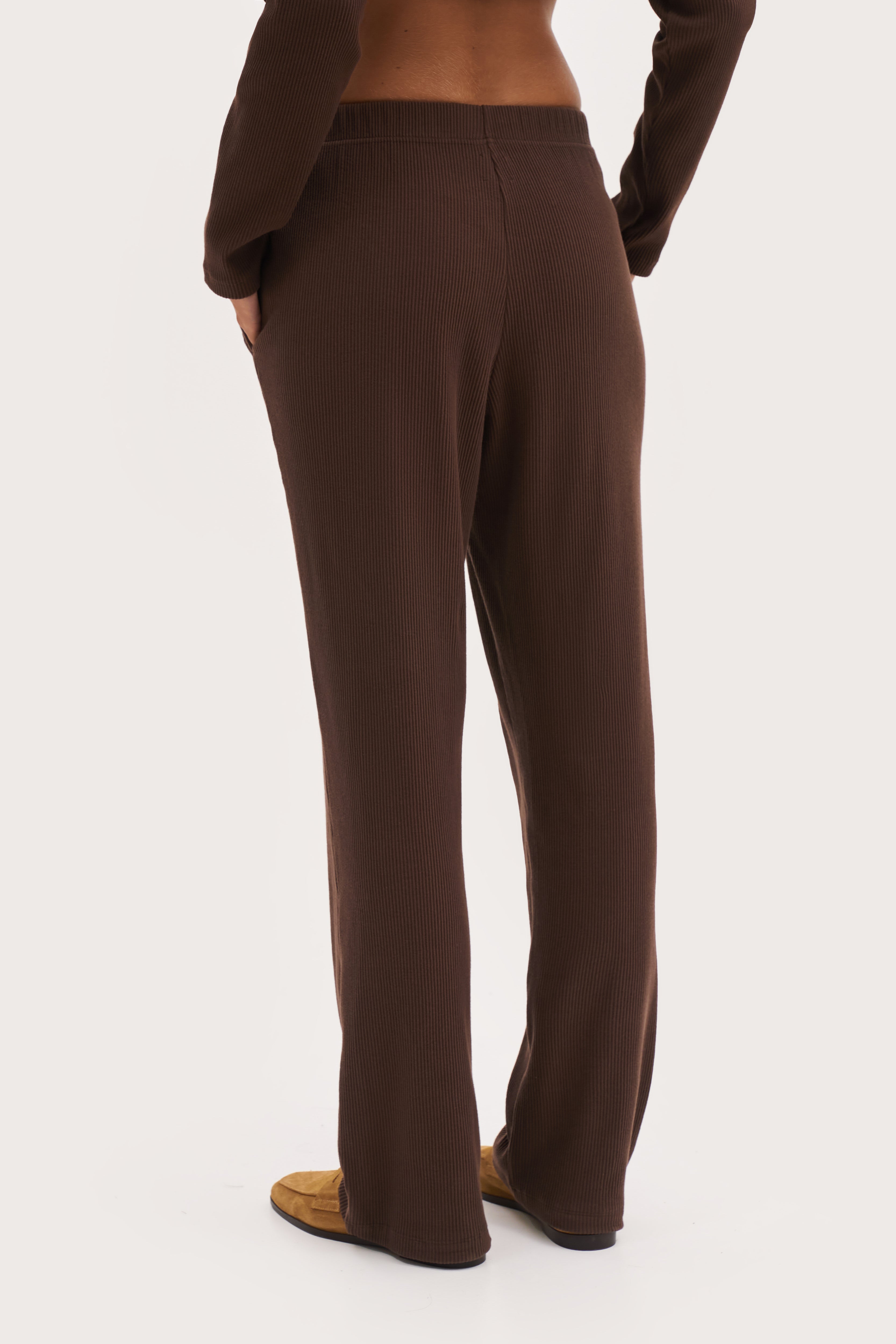 Awayday Pleated Pants - Brown