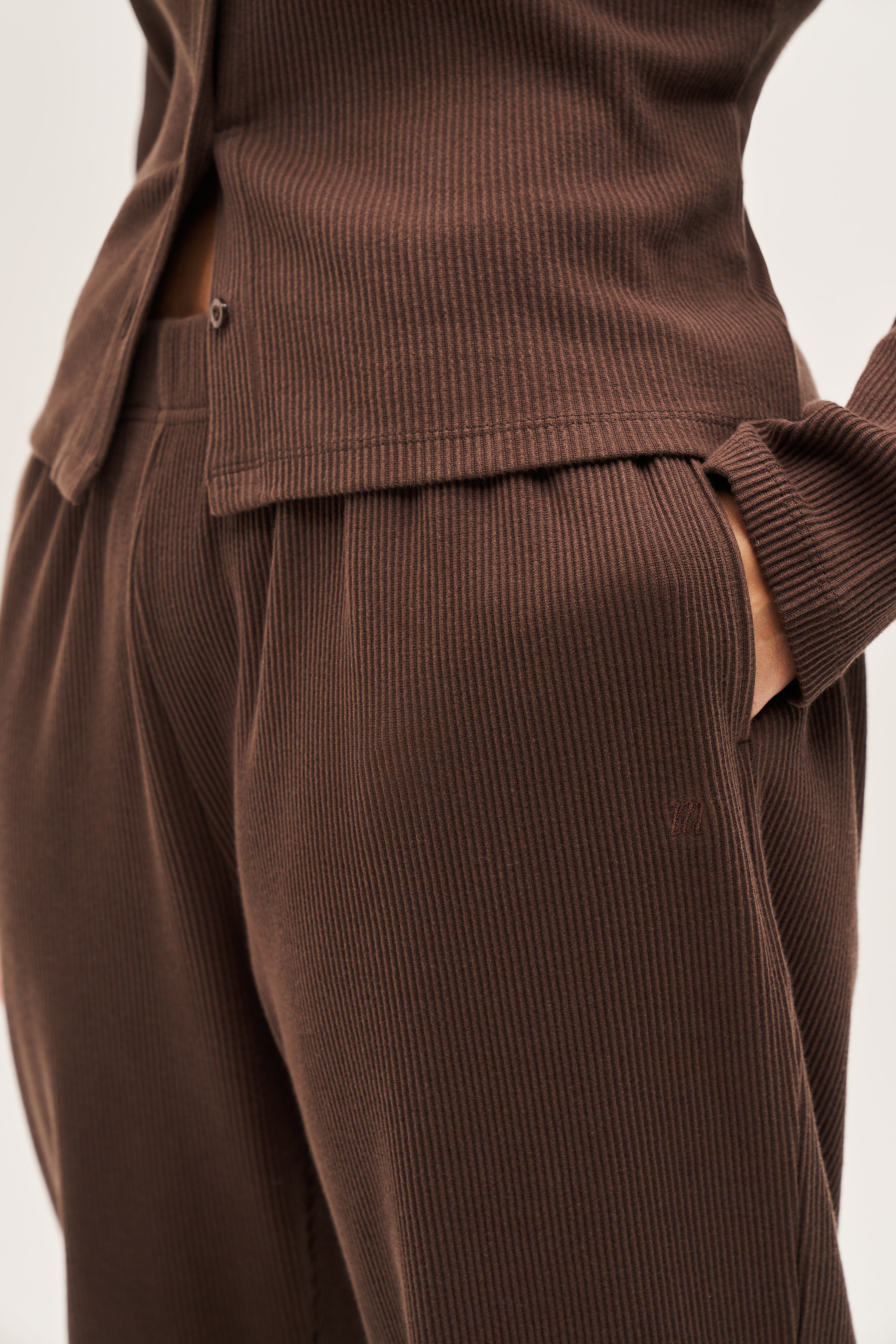 Awayday Pleated Pants - Brown