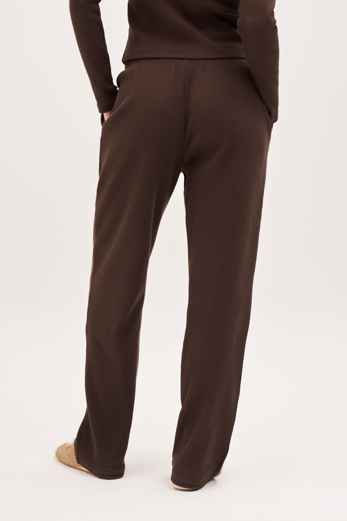 Awayday Pleated Pants - Brown