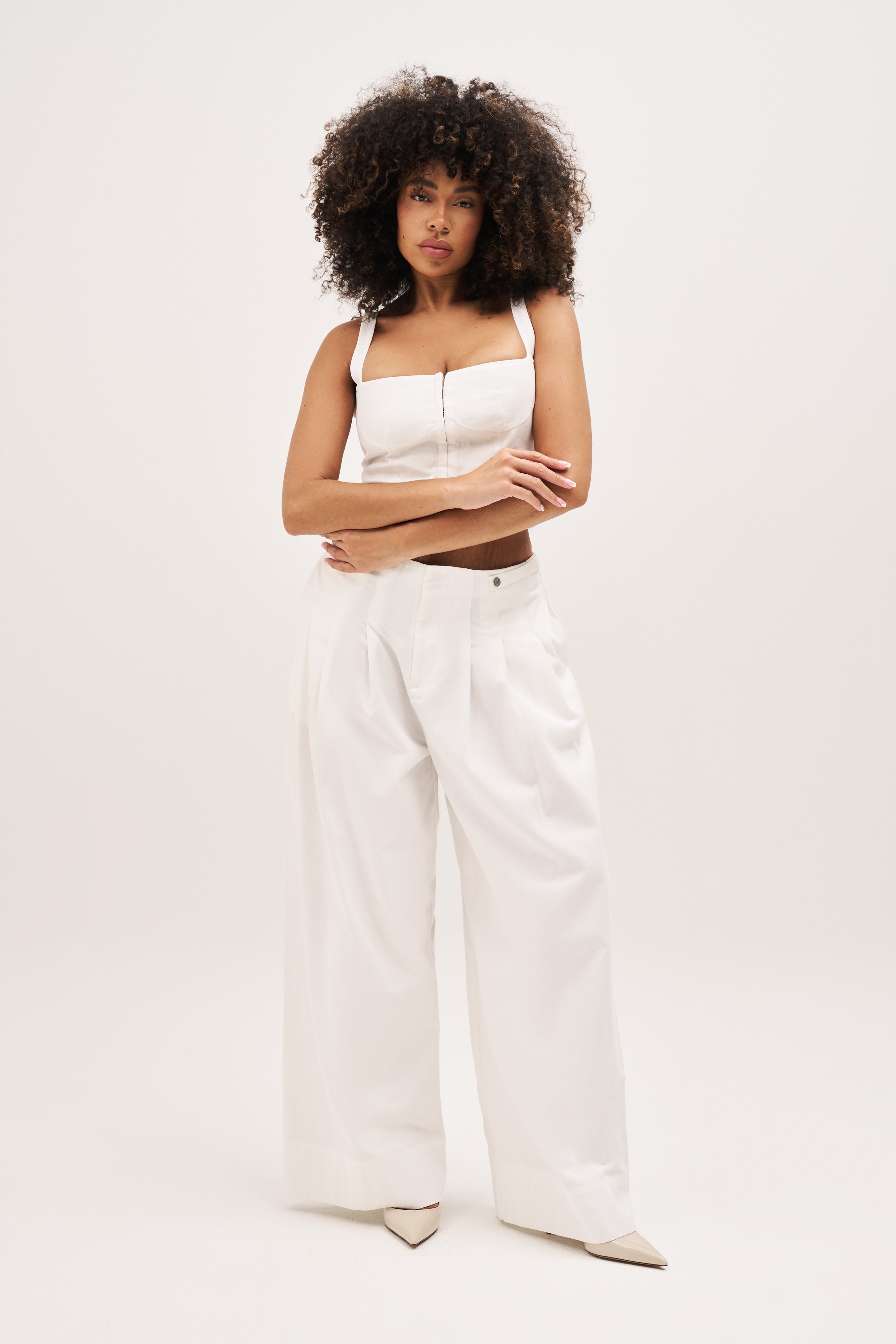 Dress Down Corset  - Off White