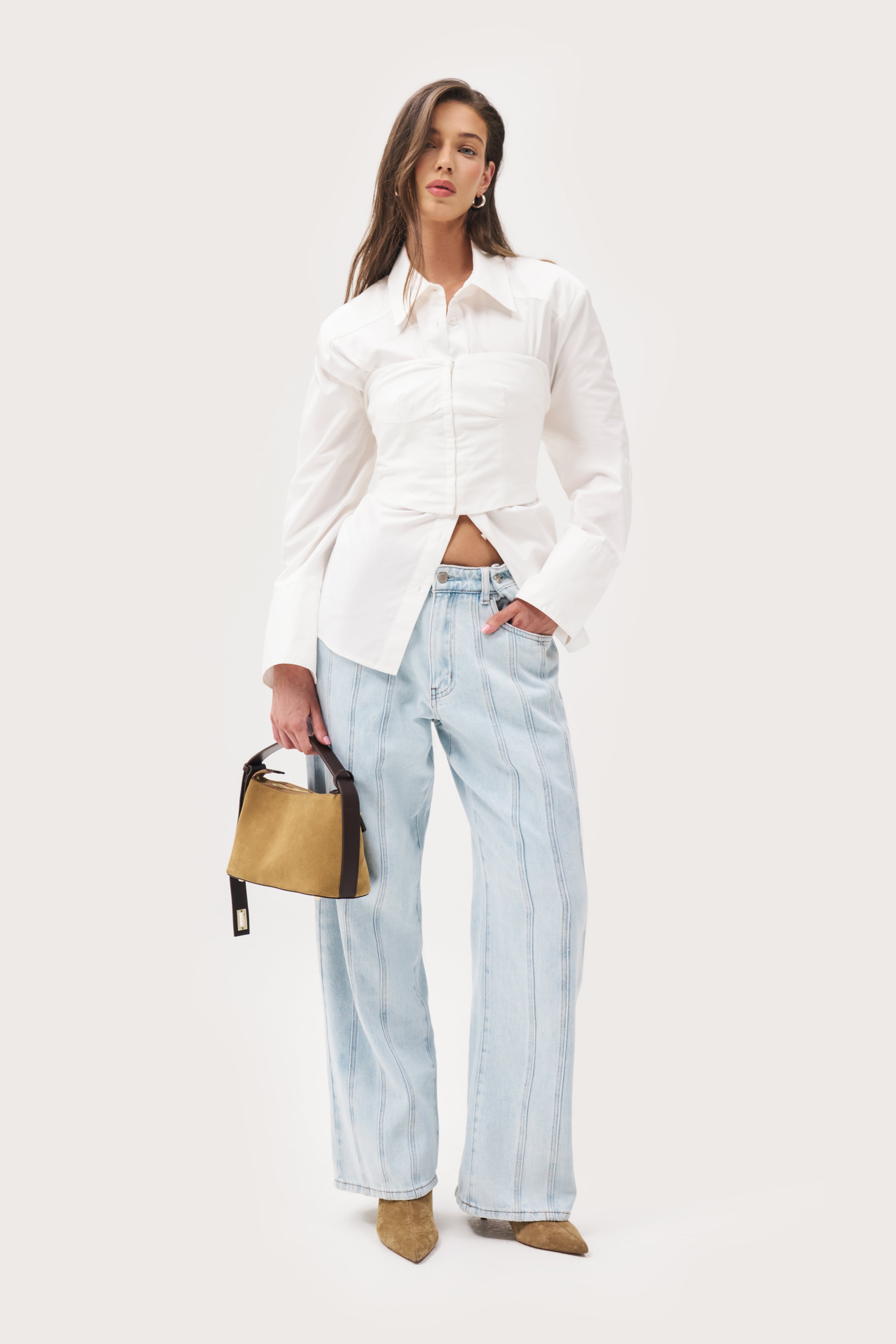 Dress Down Corset  - Off White