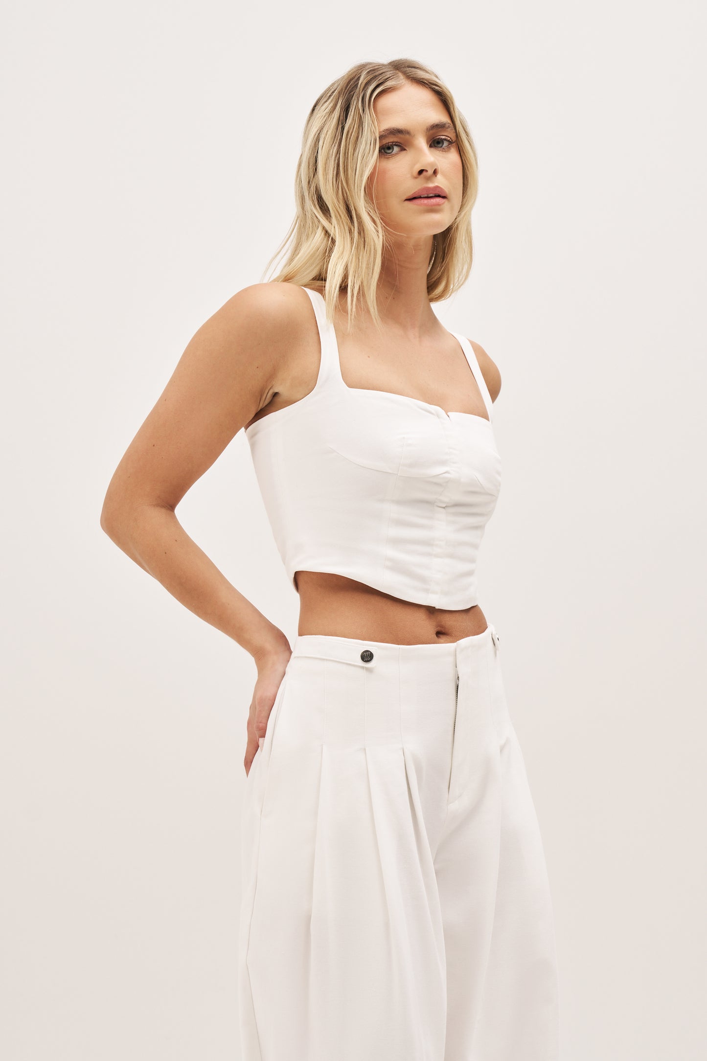 Dress Down Corset  - Off White