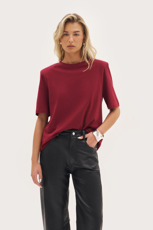 Power T-Shirt - Wine