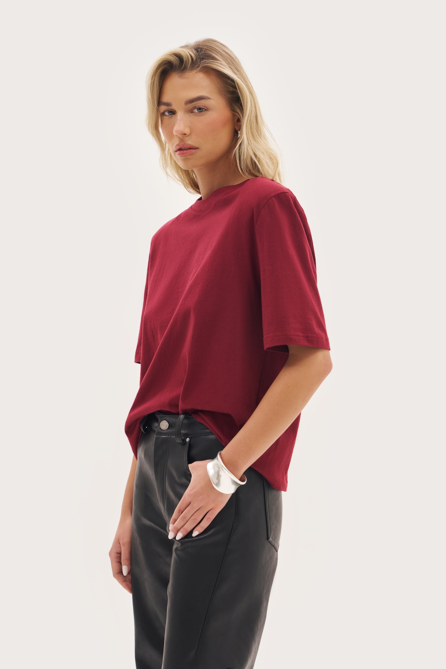 Power T-Shirt - Wine