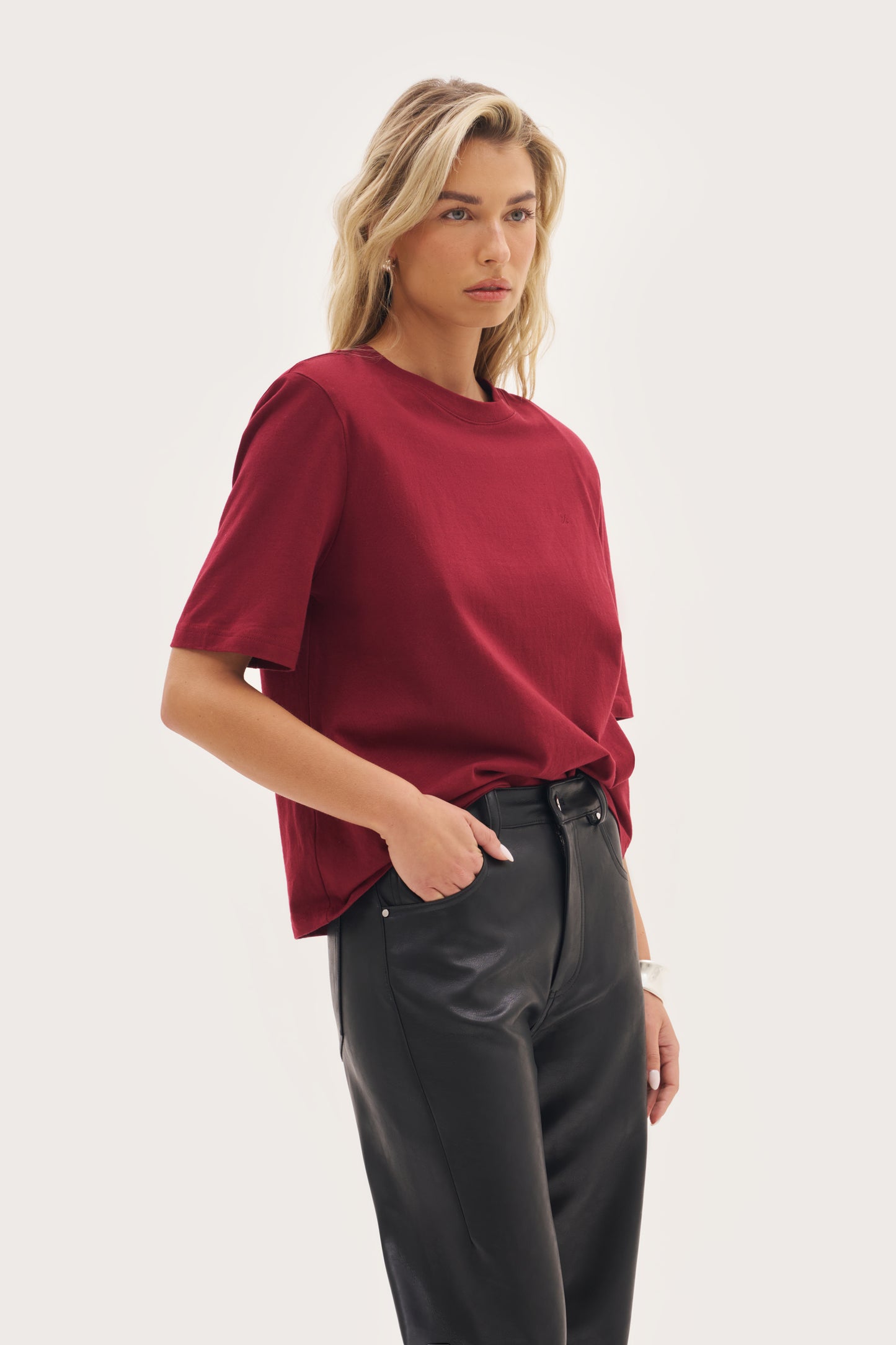 Power T-Shirt - Wine