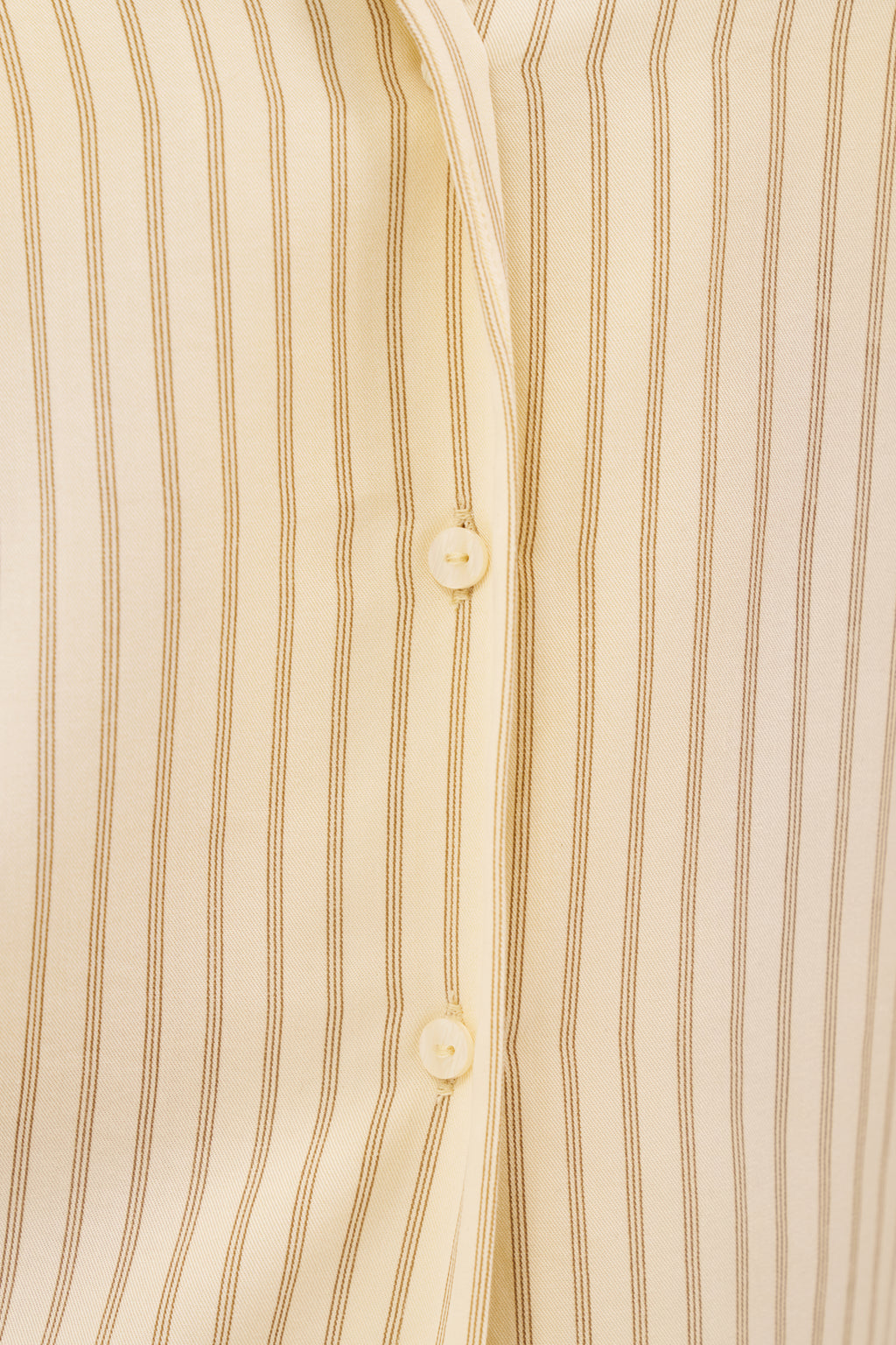 Treble Stripe Overshirt - Butter Yellow