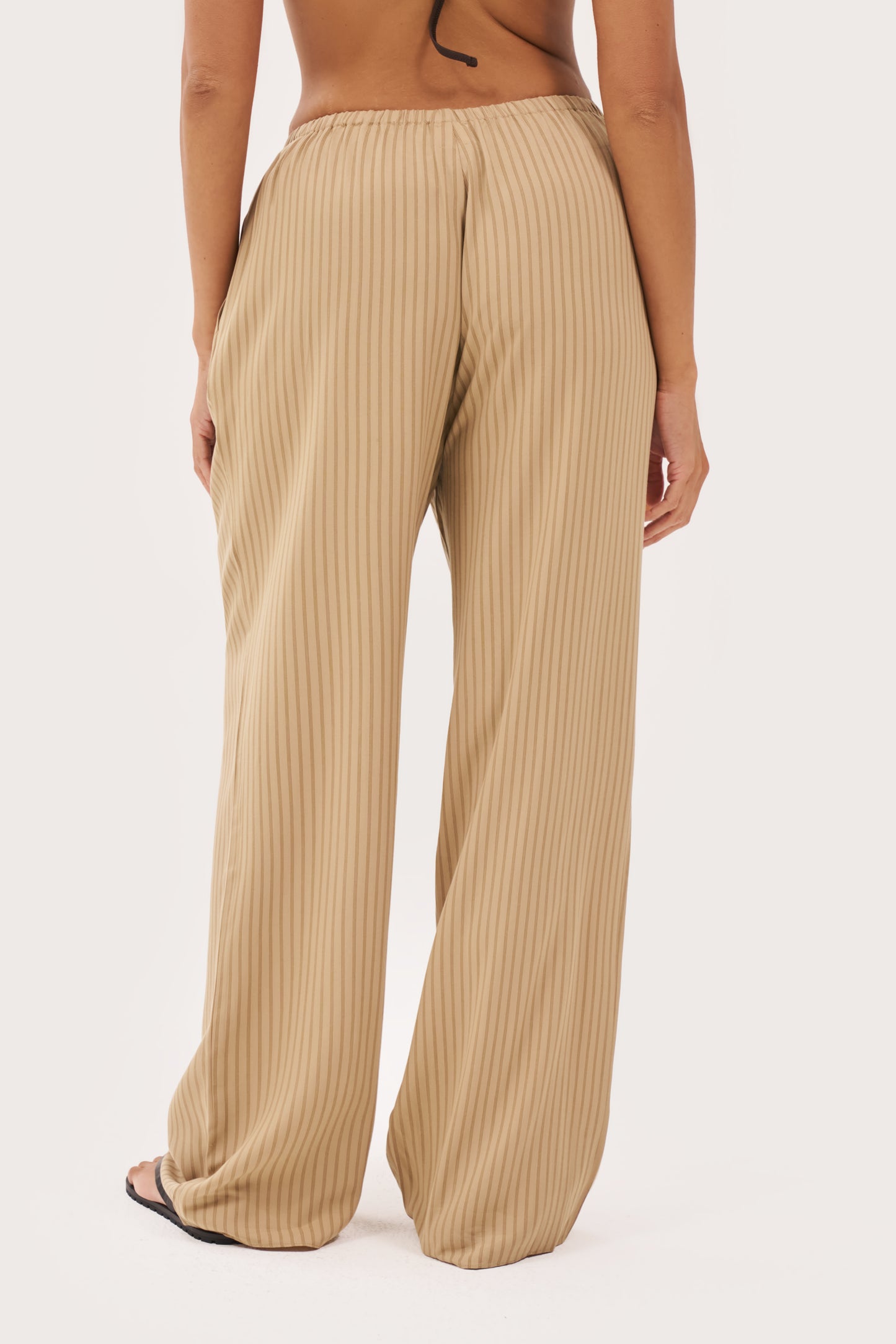 Treble Stripe Pants - Sand