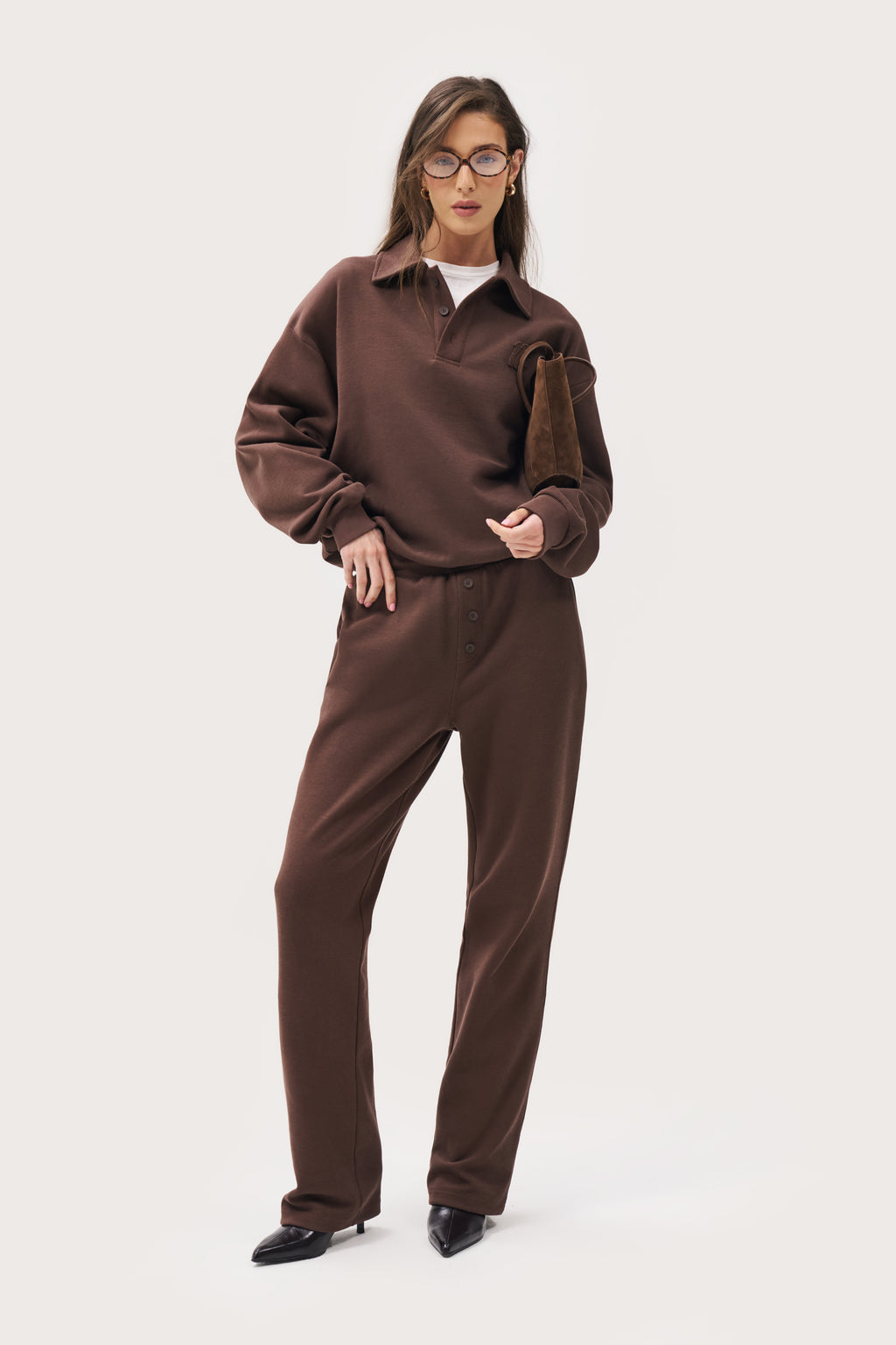 Daily Errands Straight Leg Joggers - Washed Mocha