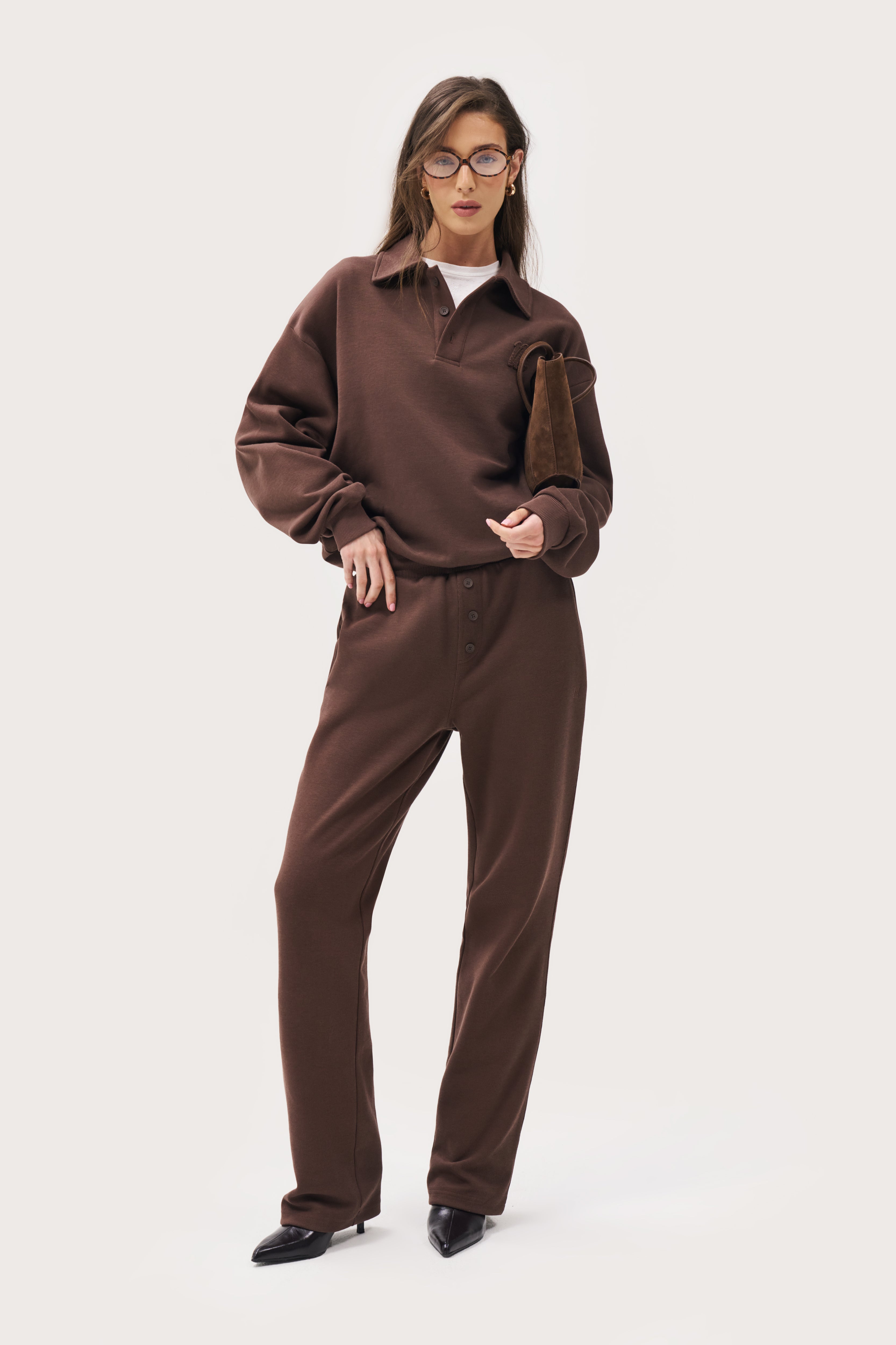 Daily Errands Straight Leg Joggers - Washed Mocha